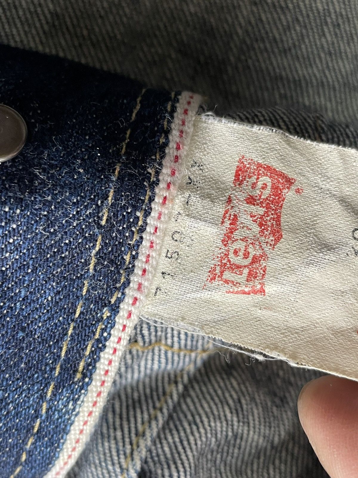 Levi's Vintage 1999 Levis 507XX E Selvedge Denim Jacket Size US S / EU 44-46 / 1 - 12 Thumbnail