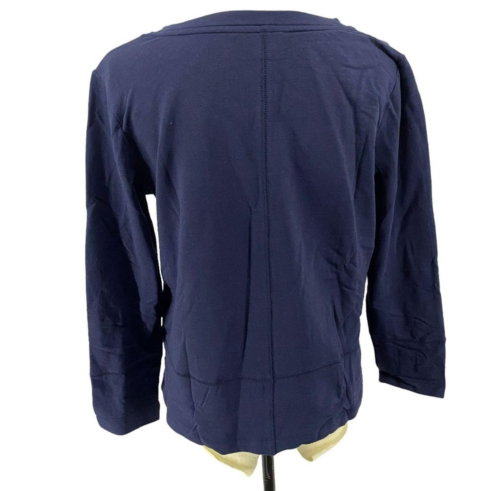Nautica Nautica Womens Navy Anchor Print Fleece Pajama Set Medium Size ONE SIZE - 4 Thumbnail