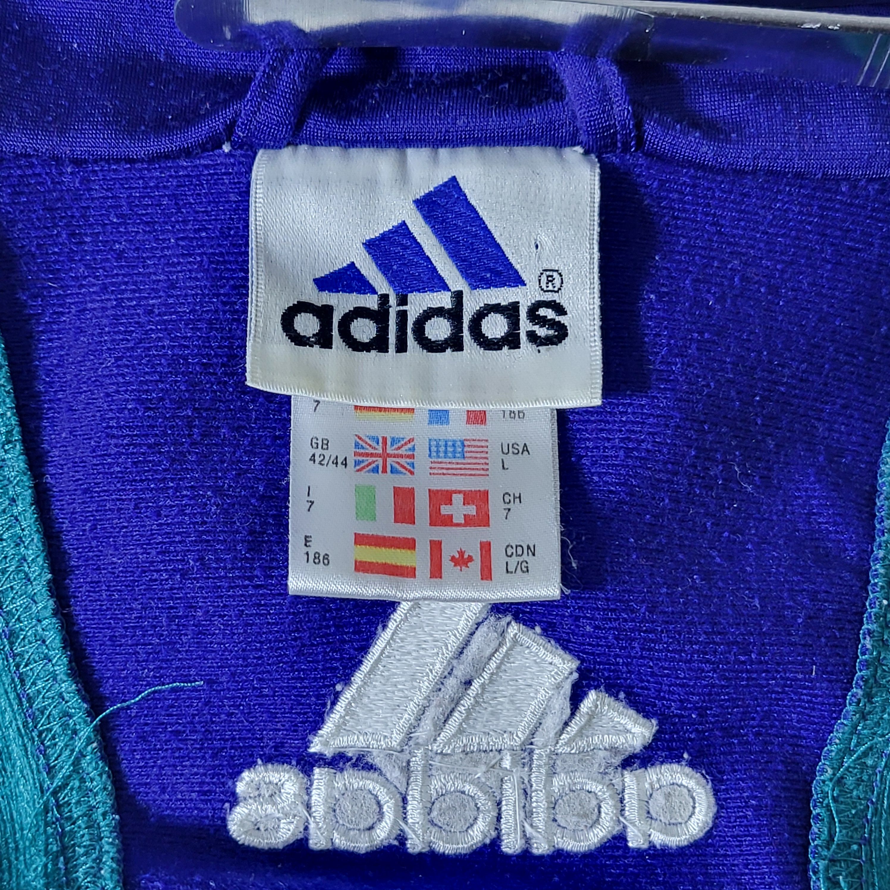 Adidas Vintage Adidas full zip track jacket.Size L but fit XL. Size US L / EU 52-54 / 3 - 7 Thumbnail