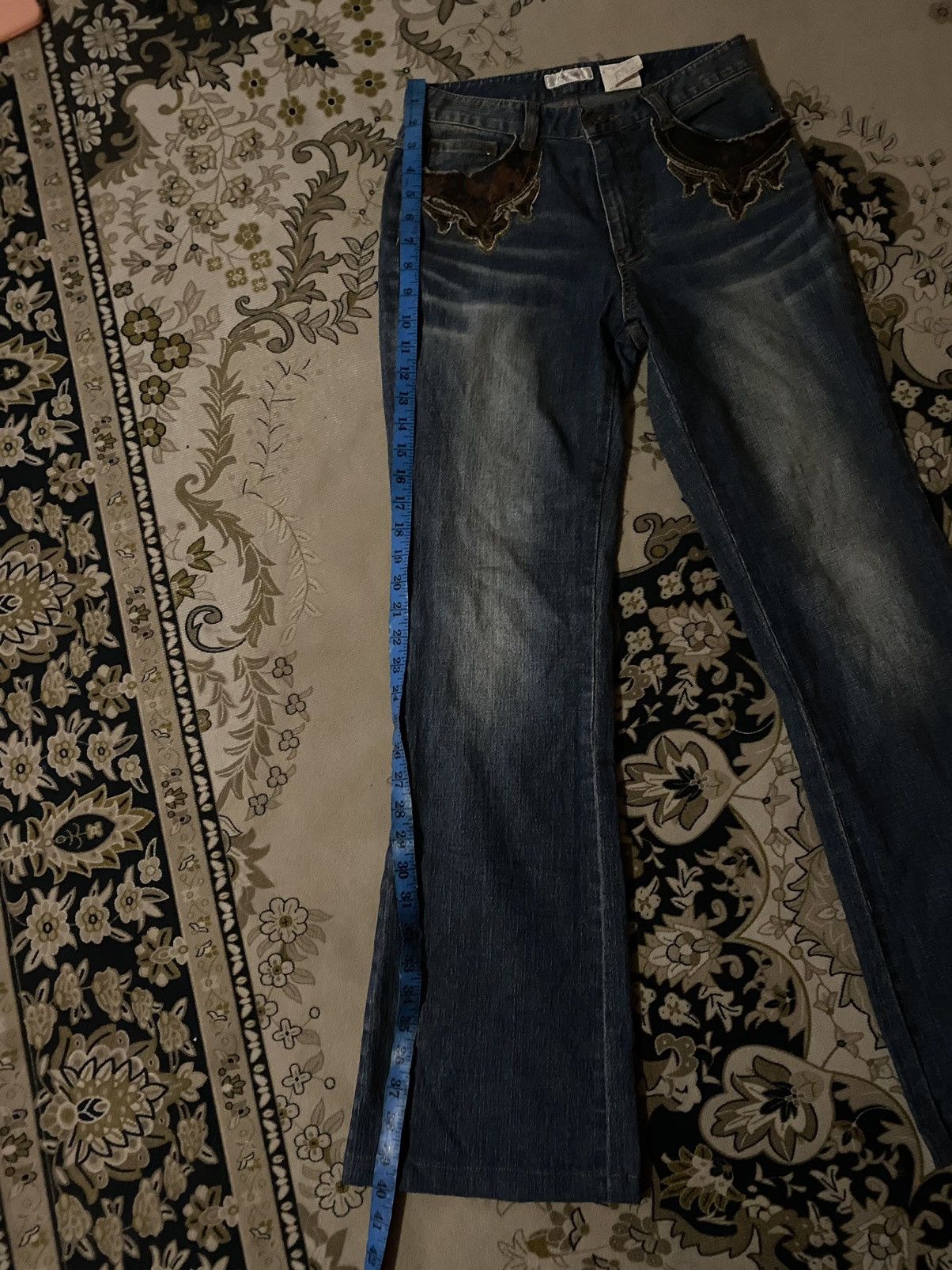 Japanese Brand Vintage Japanese Brand Flare Denim Jeans Size US 27 - 12 Thumbnail