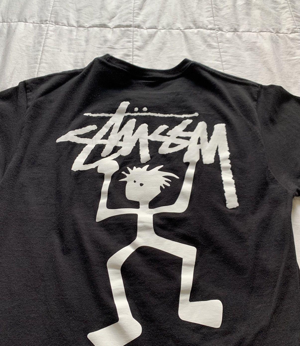 【STUSSY VINTAGE】Stussy Totem Warrior Tee Stussy Vintage 90' STUSSY WARRIOR MAN Stickman Tribe Tee
