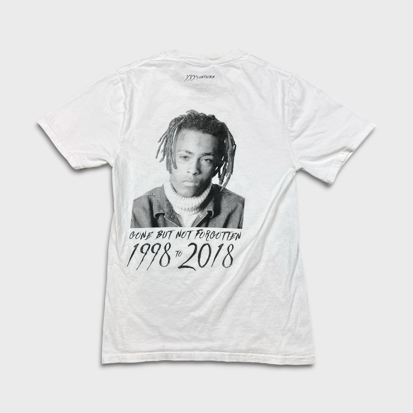 Rap Tees × Vintage XXXTentacion T Shirt Gone Not Forgotten Short Sleeve Rap Tee Size US S / EU 44-46 / 1 - 1 Thumbnail