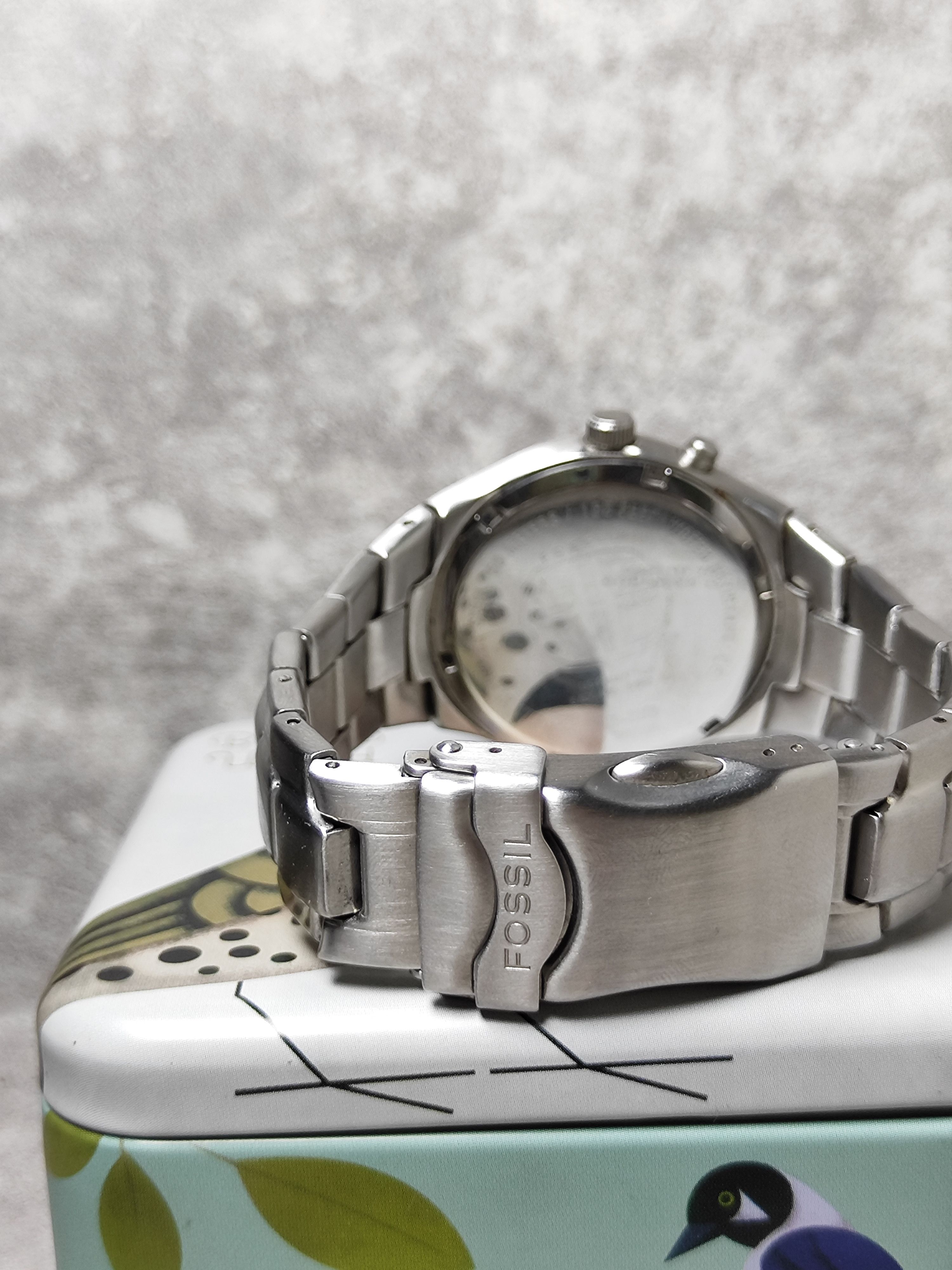 Fossil Fossil Big Tic Blue Flame White Dial Size ONE SIZE - 2 Thumbnail