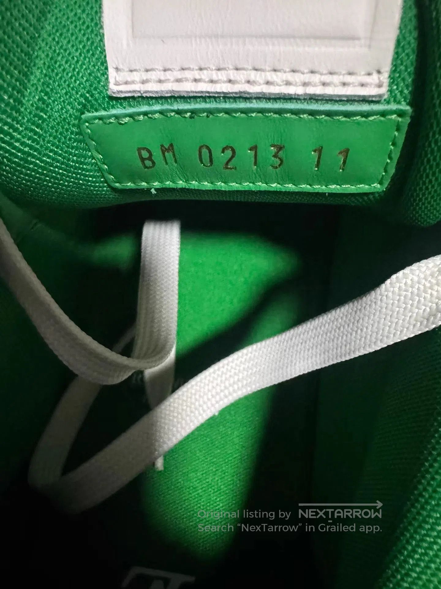 Louis Vuitton White Low-Top Sneakers with Green Accents. Size US 11 / EU 44 - 5 Thumbnail