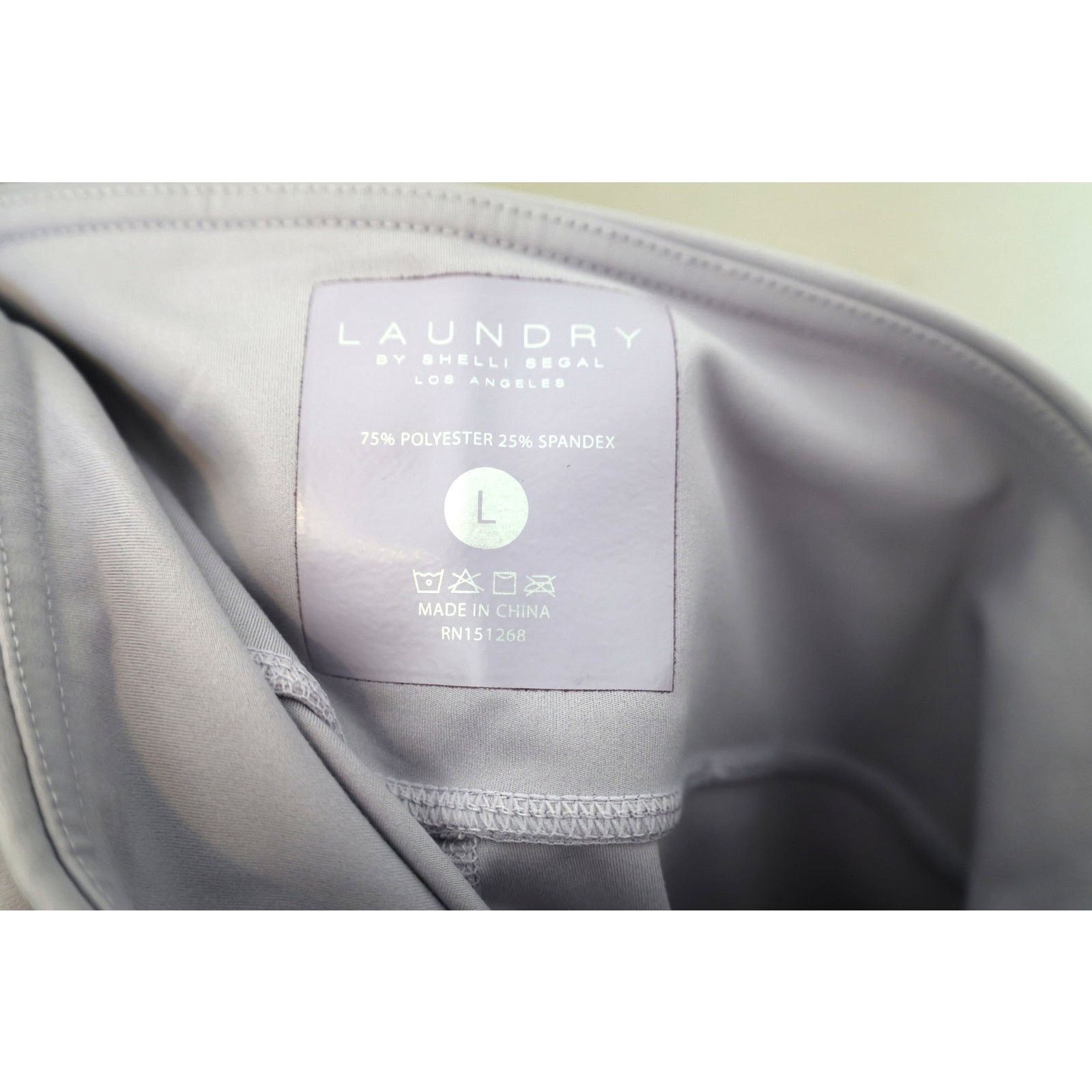 Laundry by Shelli Segal Laundry by Shelli Segal Leggings - Size L - Lavender - EUC Size 34" / US 12 / IT 48 - 4 Thumbnail