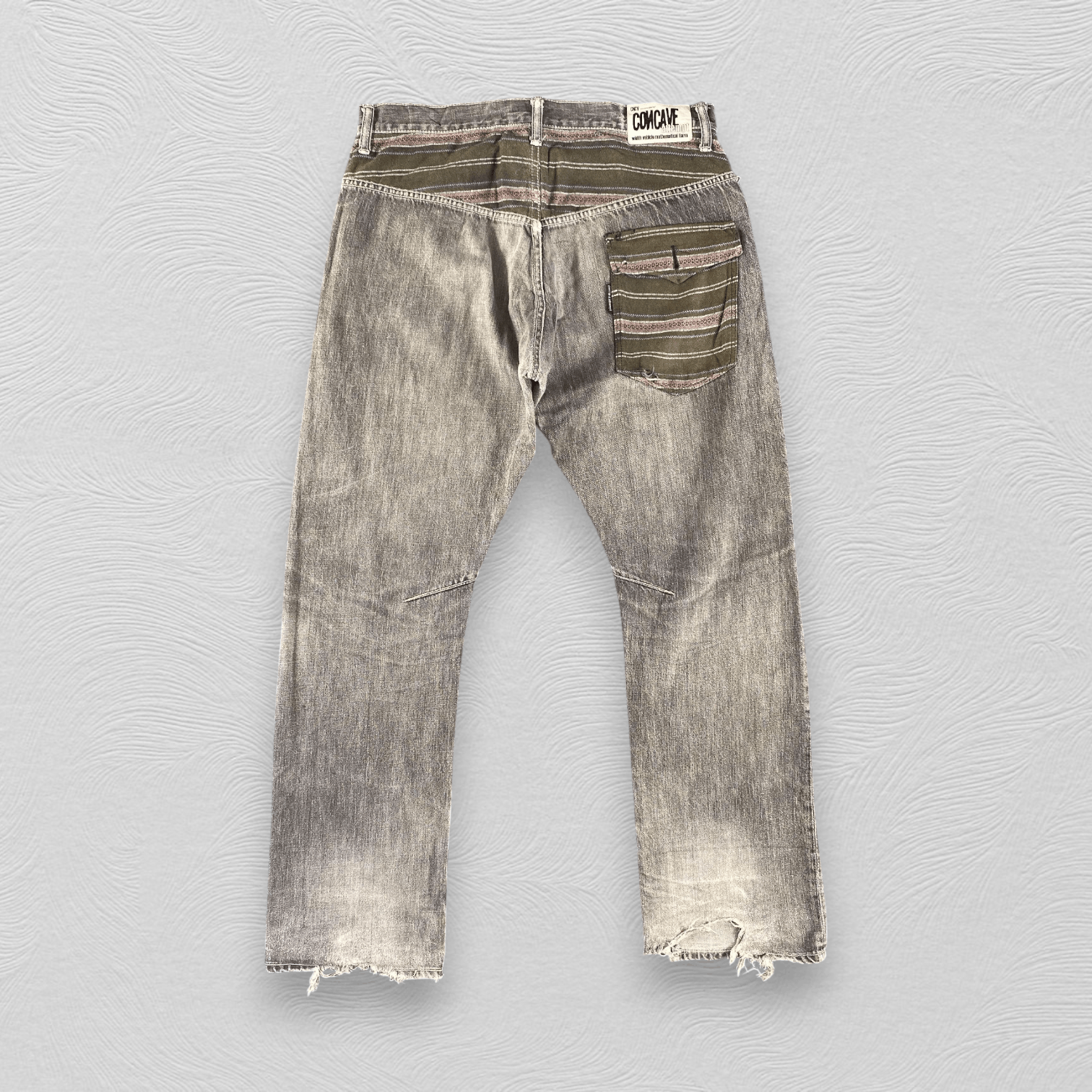 Japanese Brand Jpaanese Brand Concave Jeans Faded Gray Denim Jeans KJ3443 Size US 35 - 2 Thumbnail