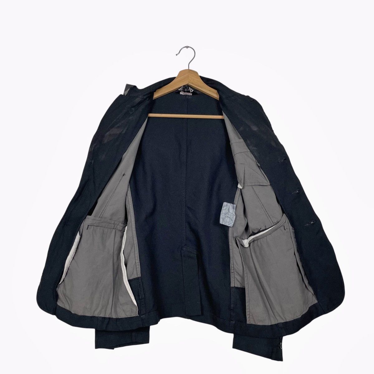 Comme des Garcons Black Comme Des Garcons Camo Double Layer Hooded Jacket Size US M / EU 48-50 / 2 - 12 Thumbnail