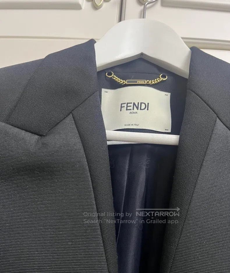 Fendi Fendi Suit Jacket Size XXS / US 00 / IT 34 - 2 Thumbnail
