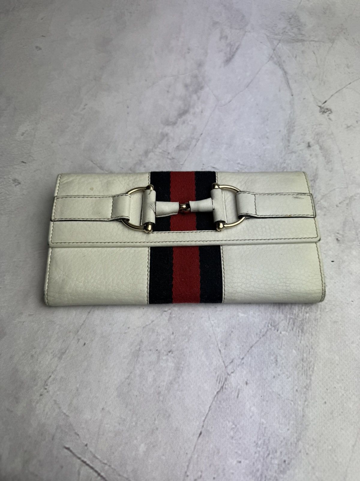 Gucci Gucci Wallet Vintage White Size ONE SIZE - 2 Thumbnail