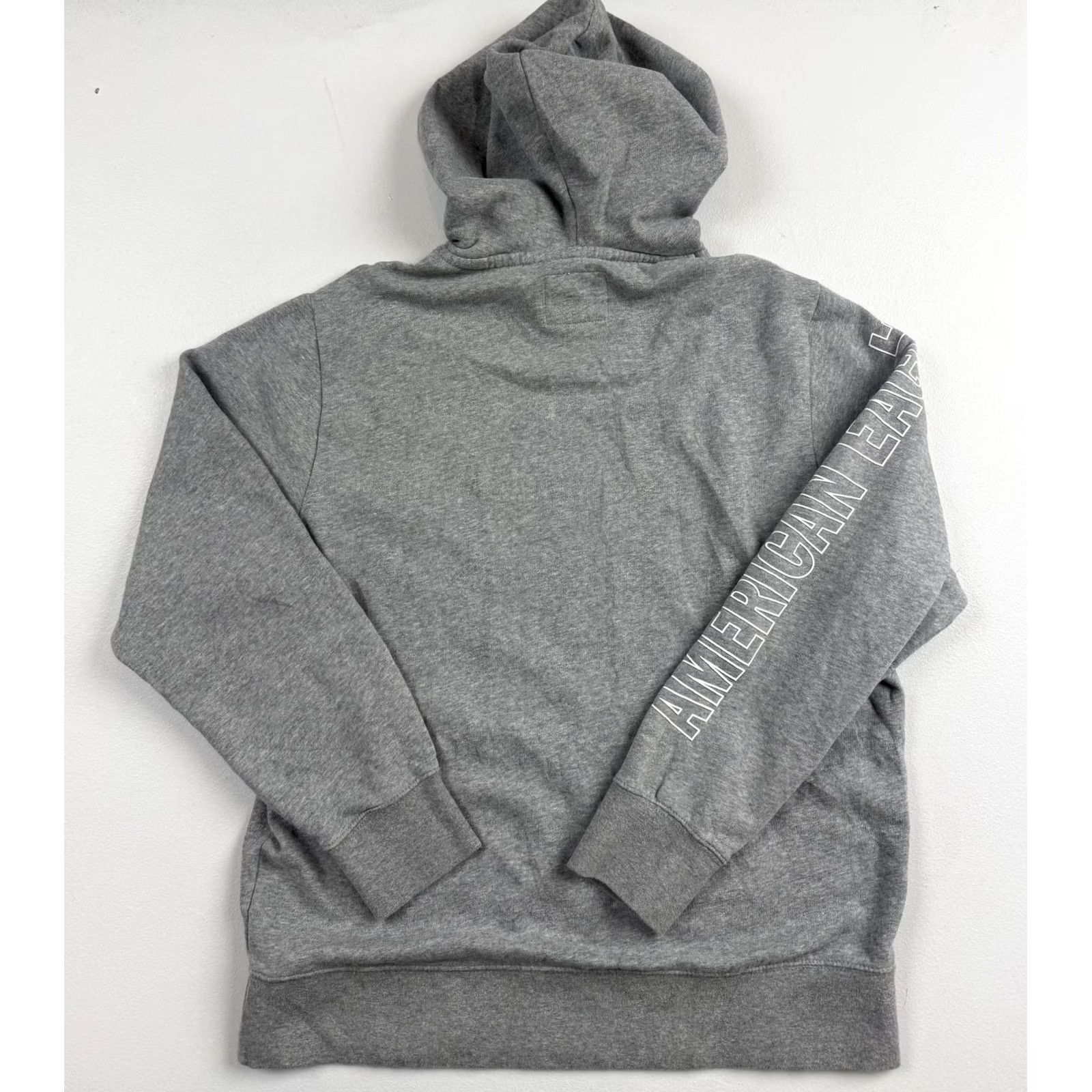Vintage VINTAGE American Eagle Hoodie Sweatshirt Mens L Gray Pullover Fleece Eagle Graphic Size US L / EU 52-54 / 3 - 2 Thumbnail