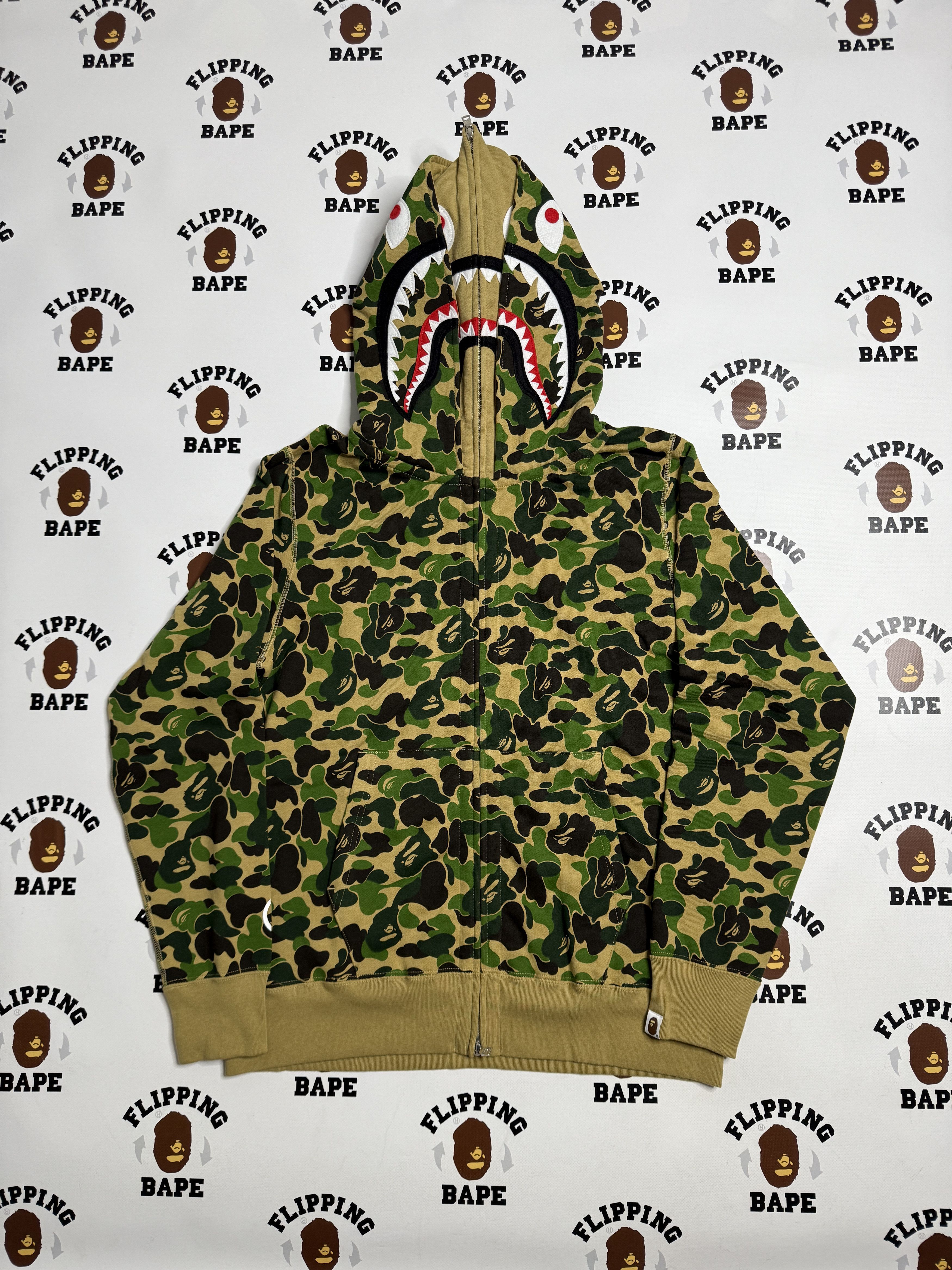 Bape BAPE ABC CAMO DOUBLE SHARK FULL ZIP HOODIE Size US S / EU 44-46 / 1 - 1 Thumbnail