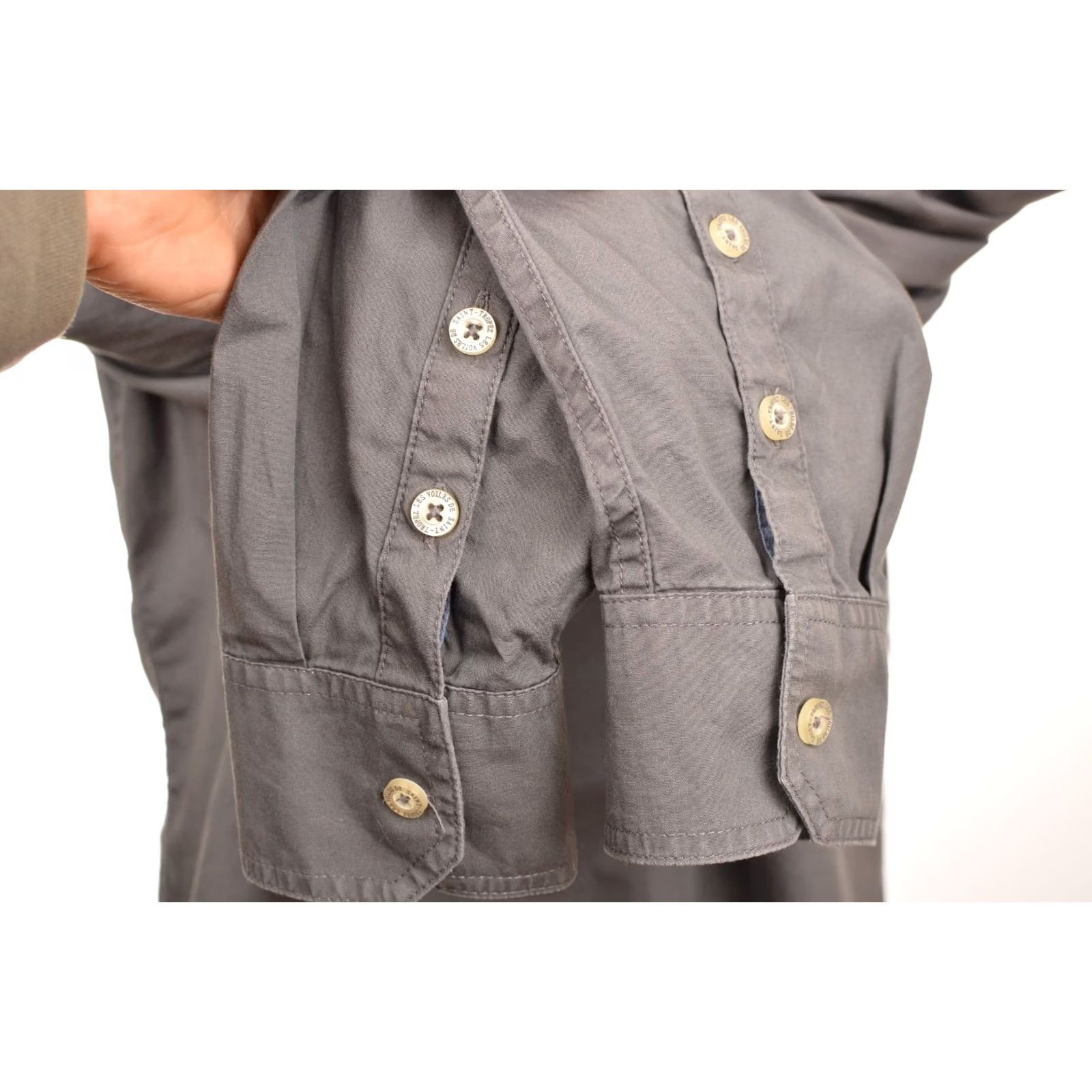 Kappa Robe di Kappa Les Voiles De Saint-Tropez Gray Button Shirt M Men Size M Size US M / EU 48-50 / 2 - 6 Thumbnail