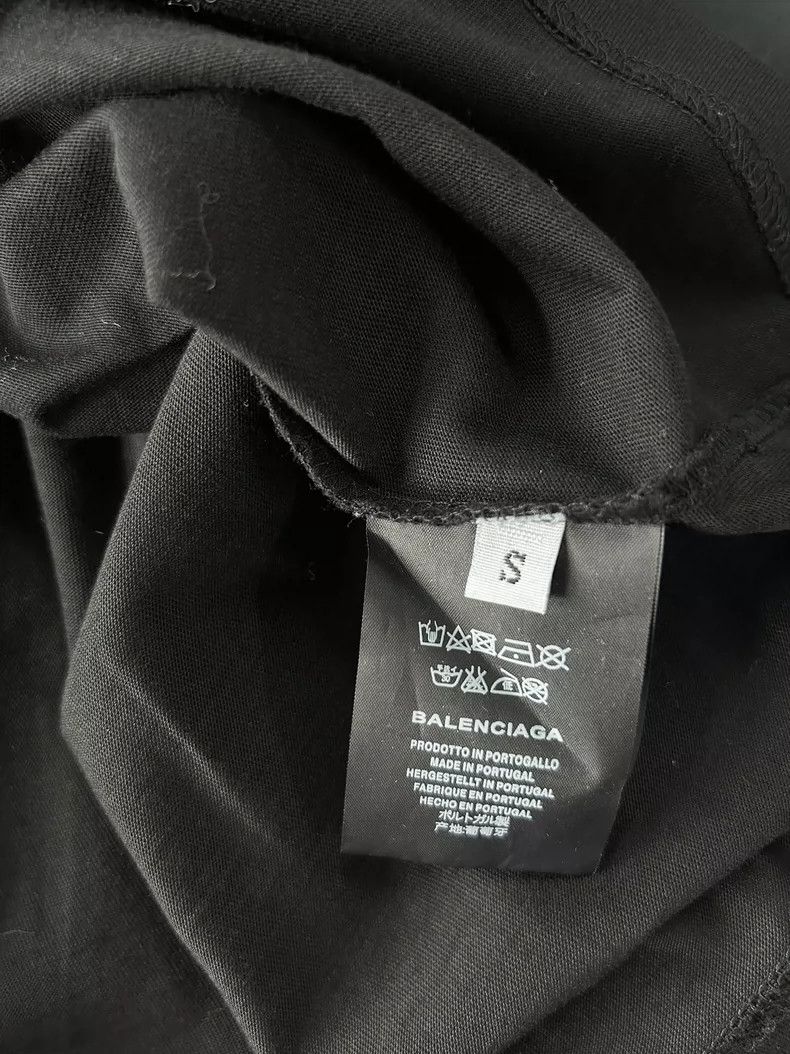 Balenciaga Balenciaga Black printed cotton T-shirt Size US S / EU 44-46 / 1 - 4 Thumbnail