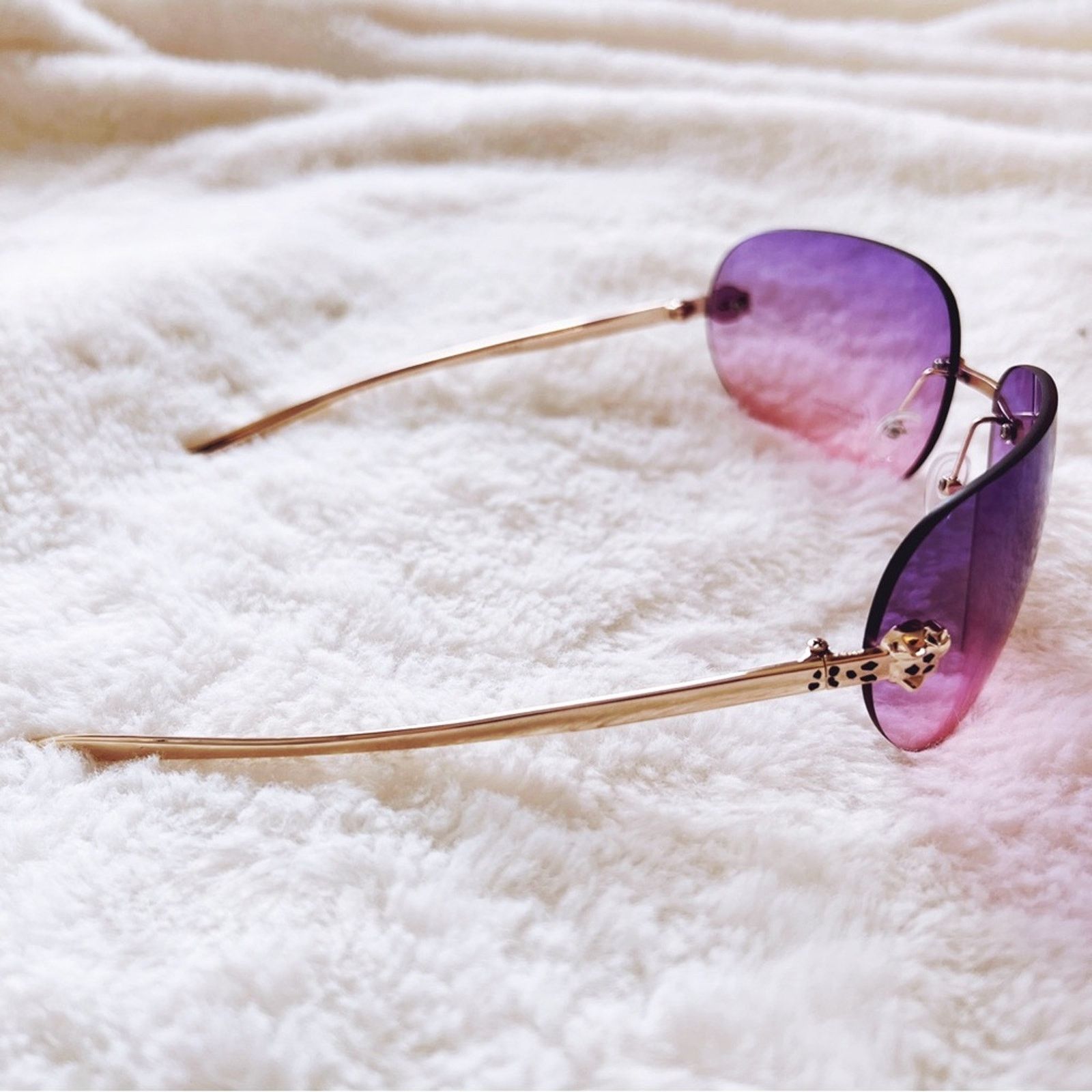 Other Ophelia Purple Floral Chic Sunglasses Size ONE SIZE - 6 Thumbnail