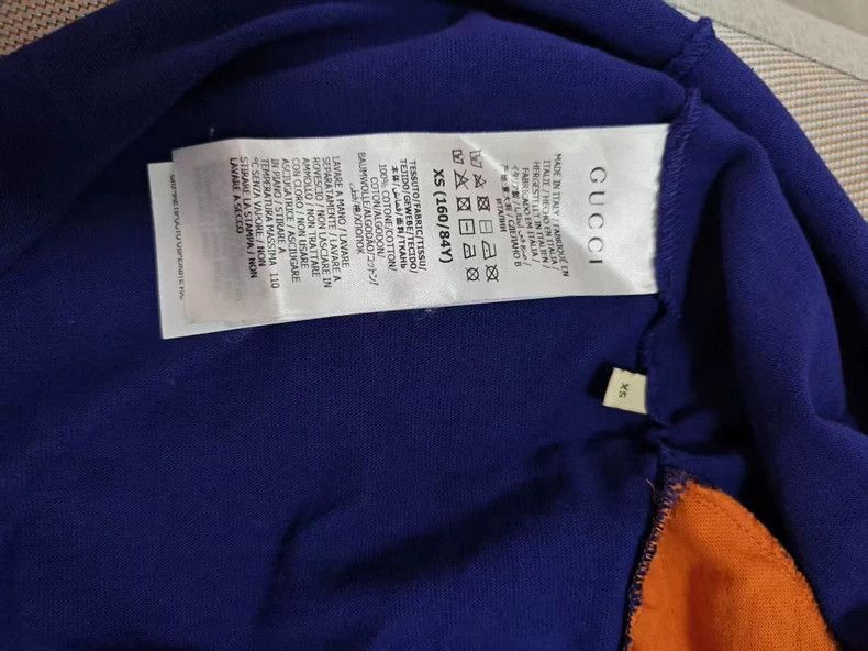 Gucci gucci blue cropped short sleeve top Size US XS / EU 42 / 0 - 5 Thumbnail