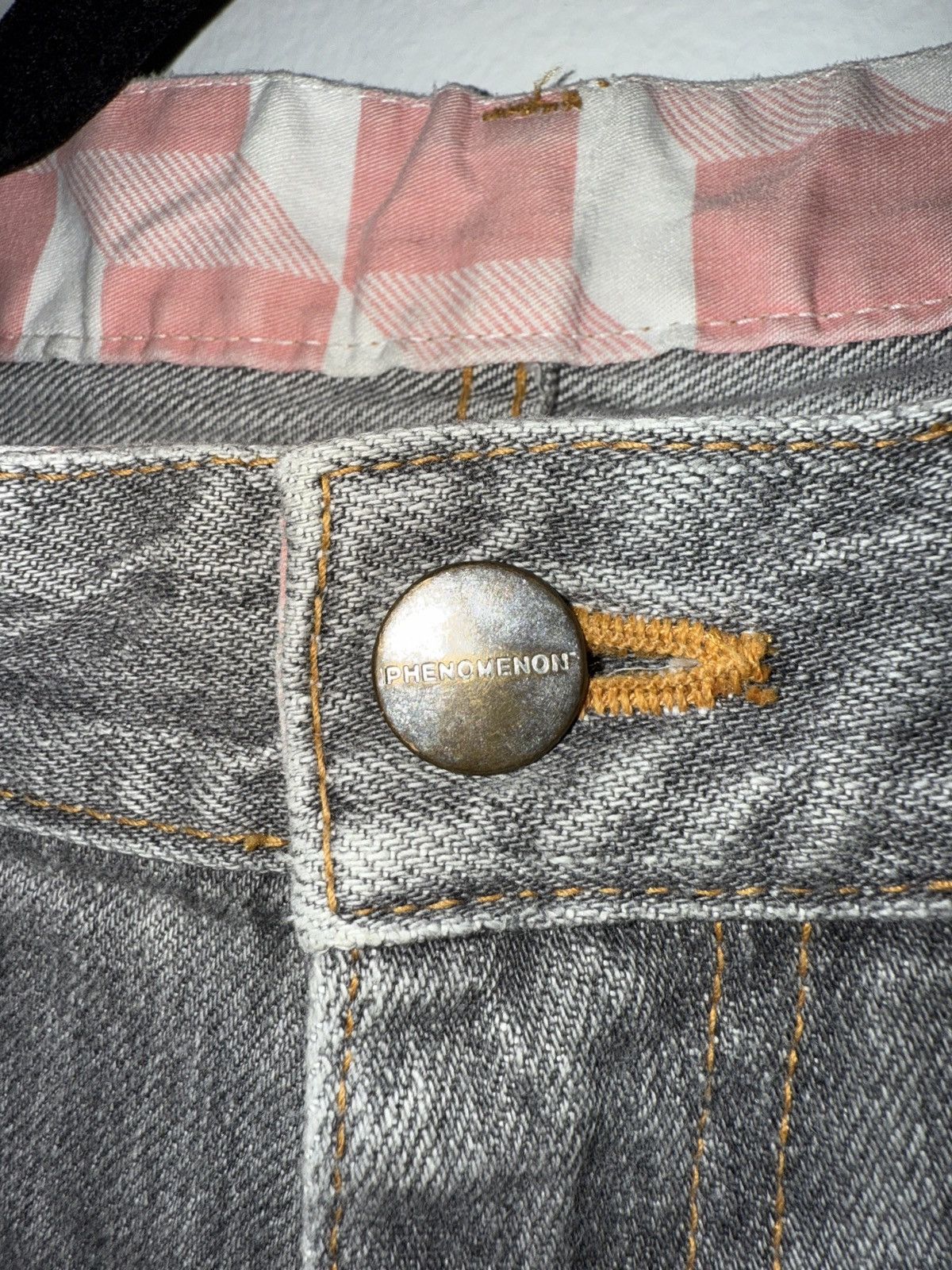 PHENOMENON Phenomenon Grey Denim Shorts Size US 30 / EU 46 - 6 Thumbnail