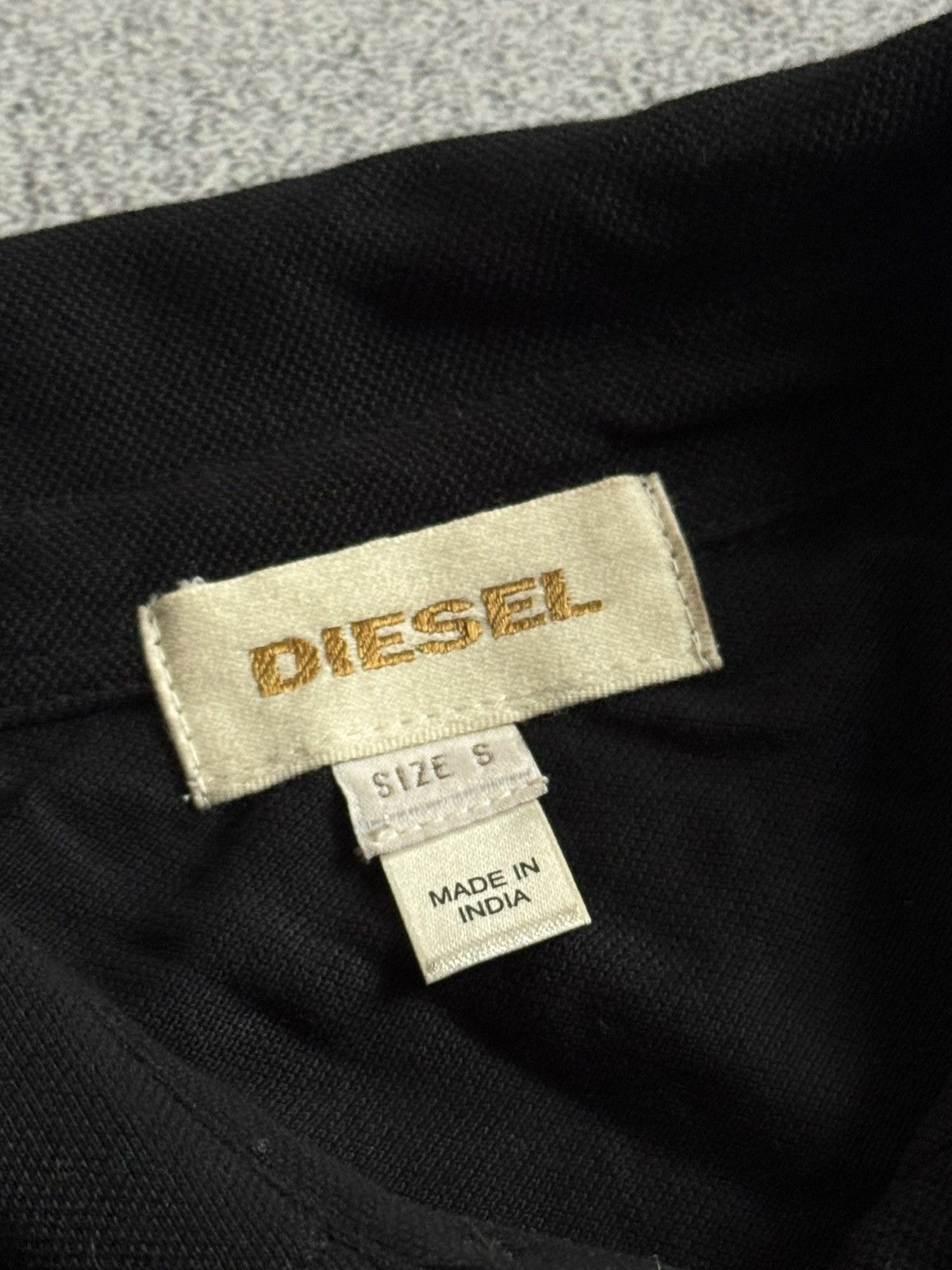 Diesel Diesel S/size polo tee tshirt y2k avantgarde black casual Size US S / EU 44-46 / 1 - 8 Thumbnail