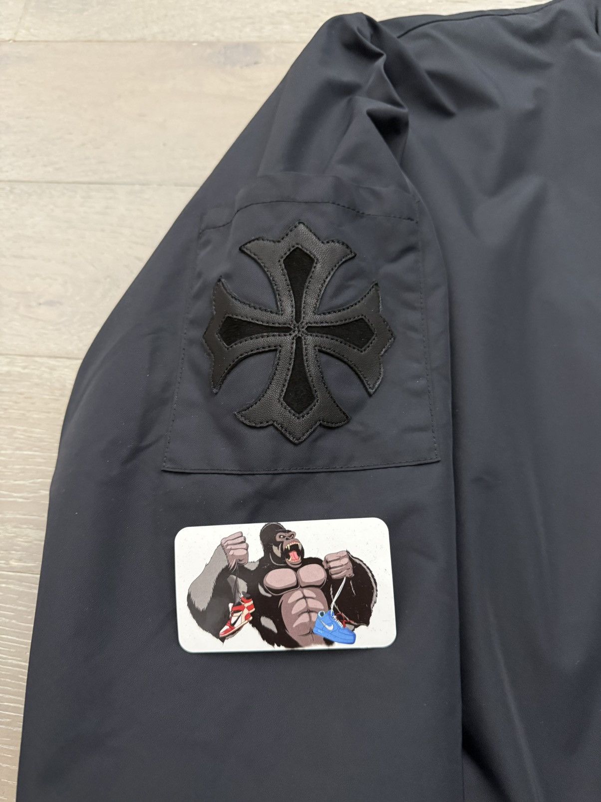 Chrome Hearts Chrome Hearts Cross Patch Cobra Racing Nylon Jacket Black Size US L / EU 52-54 / 3 - 5 Thumbnail