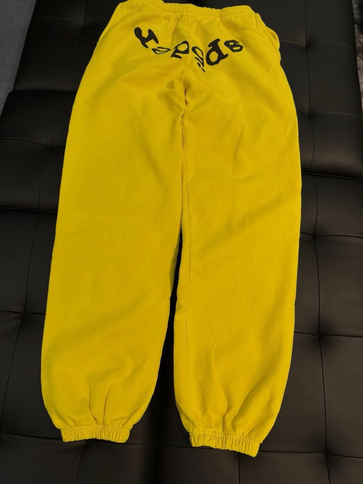 Sp5der Size M - Sp5der Worldwide Yellow Sweatpants Spider Size US 32 / EU 48 - 2 Thumbnail
