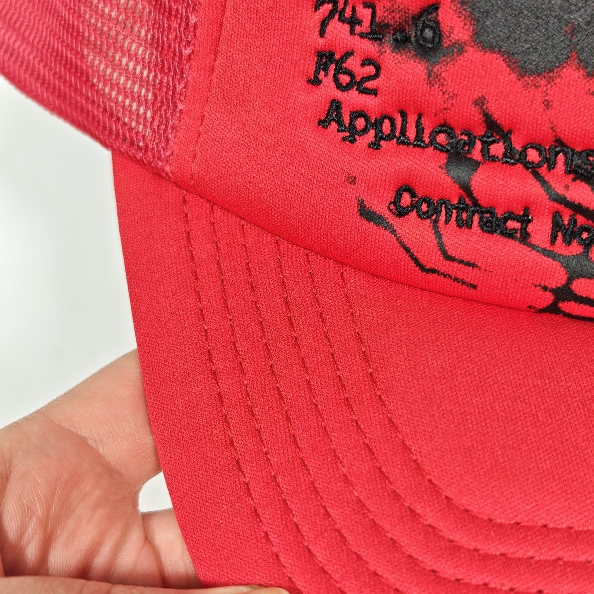 Sp5der Young thug X Sp5der Silk Web bank trucker hat Size ONE SIZE - 5 Thumbnail