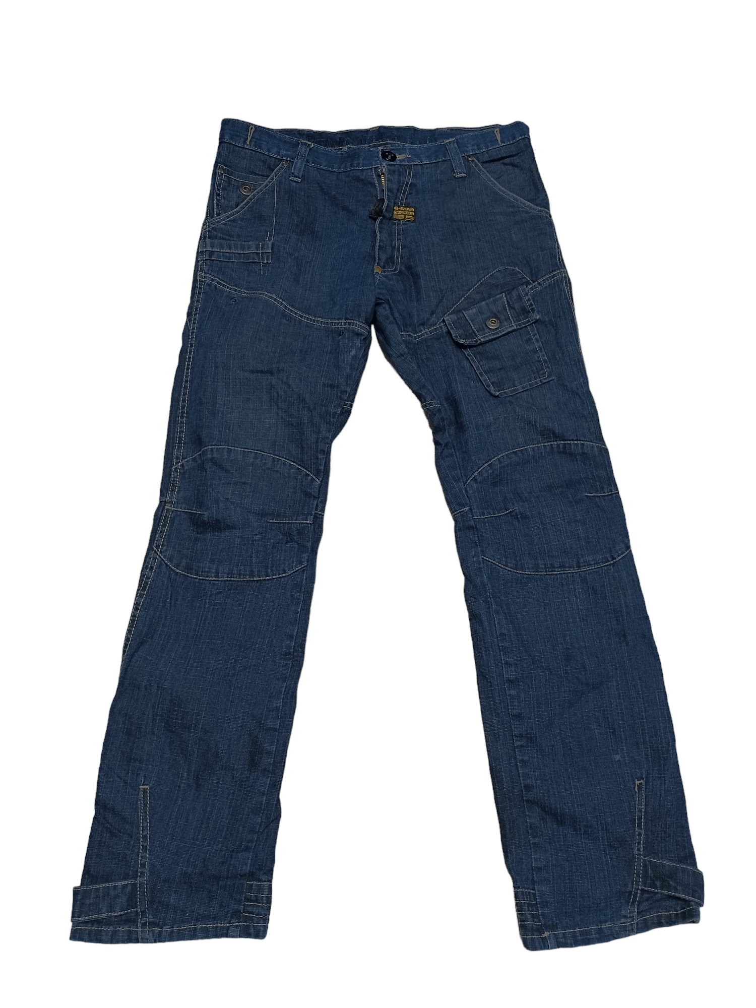 G STAR RAW VINTAGE CARGO MULTIPOCKET FANTASTIC JEANS DENIM