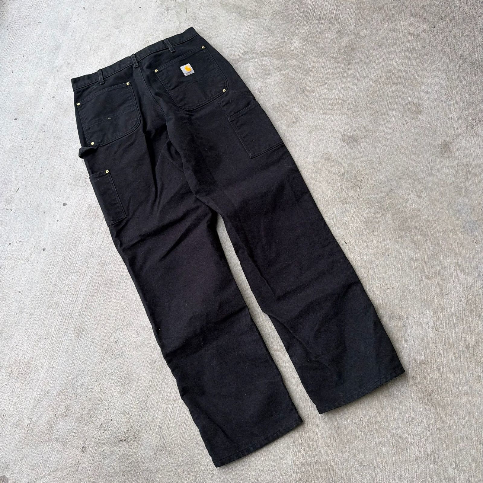 Carhartt × Vintage Carhartt black double knee work wear carpenter pants Size US 32 / EU 48 - 4 Thumbnail