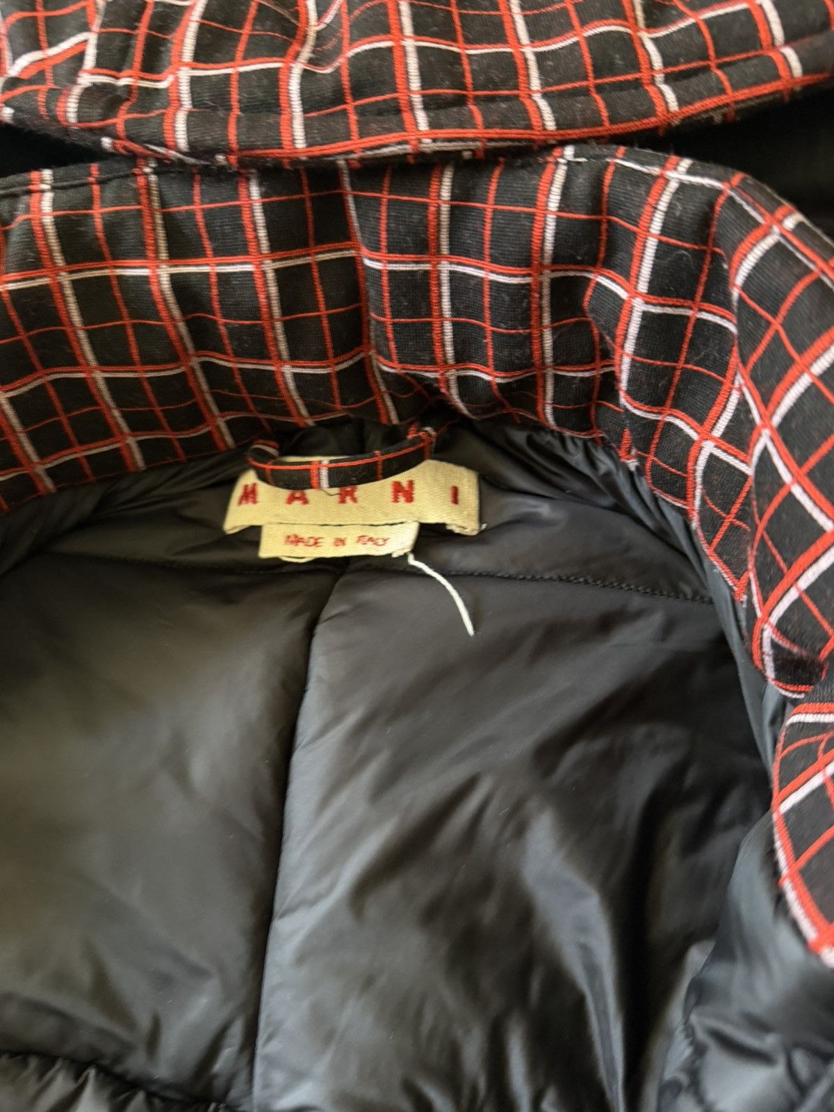 Marni Oversized Checkered Puffer Jacket 2020 Marni size: S-M Size US M / EU 48-50 / 2 - 3 Thumbnail