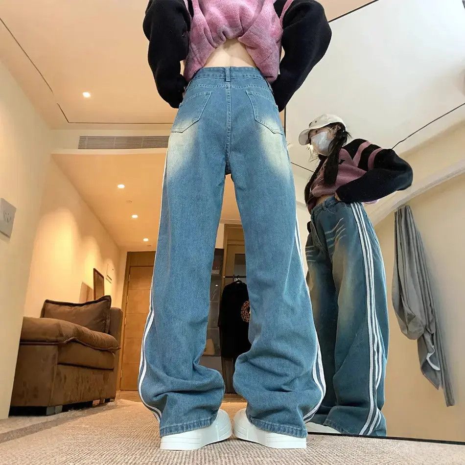 Japanese Brand Loose wide leg jeans Size US 30 / EU 46 - 3 Thumbnail