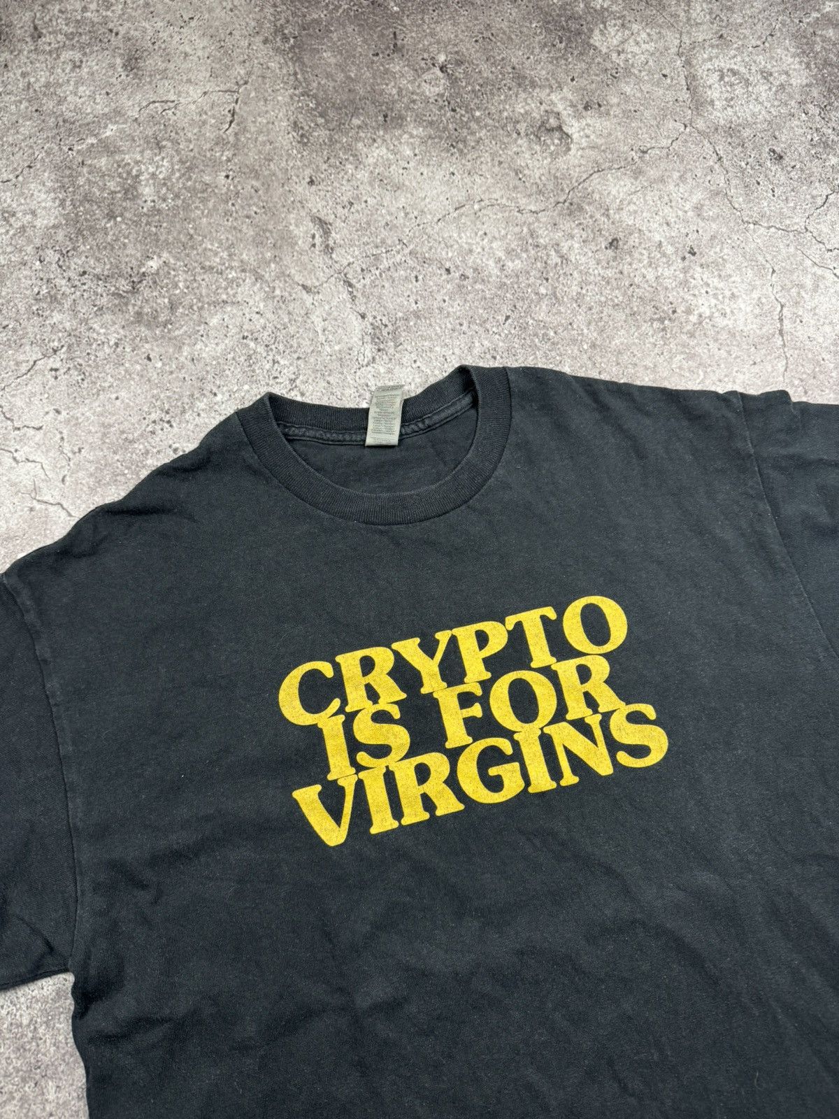 Vintage VINTAGE Y2K CRYPTO IS FOR VIRGINS FUNNY FADED SHIRT BITCOIN Size US M / EU 48-50 / 2 - 3 Thumbnail