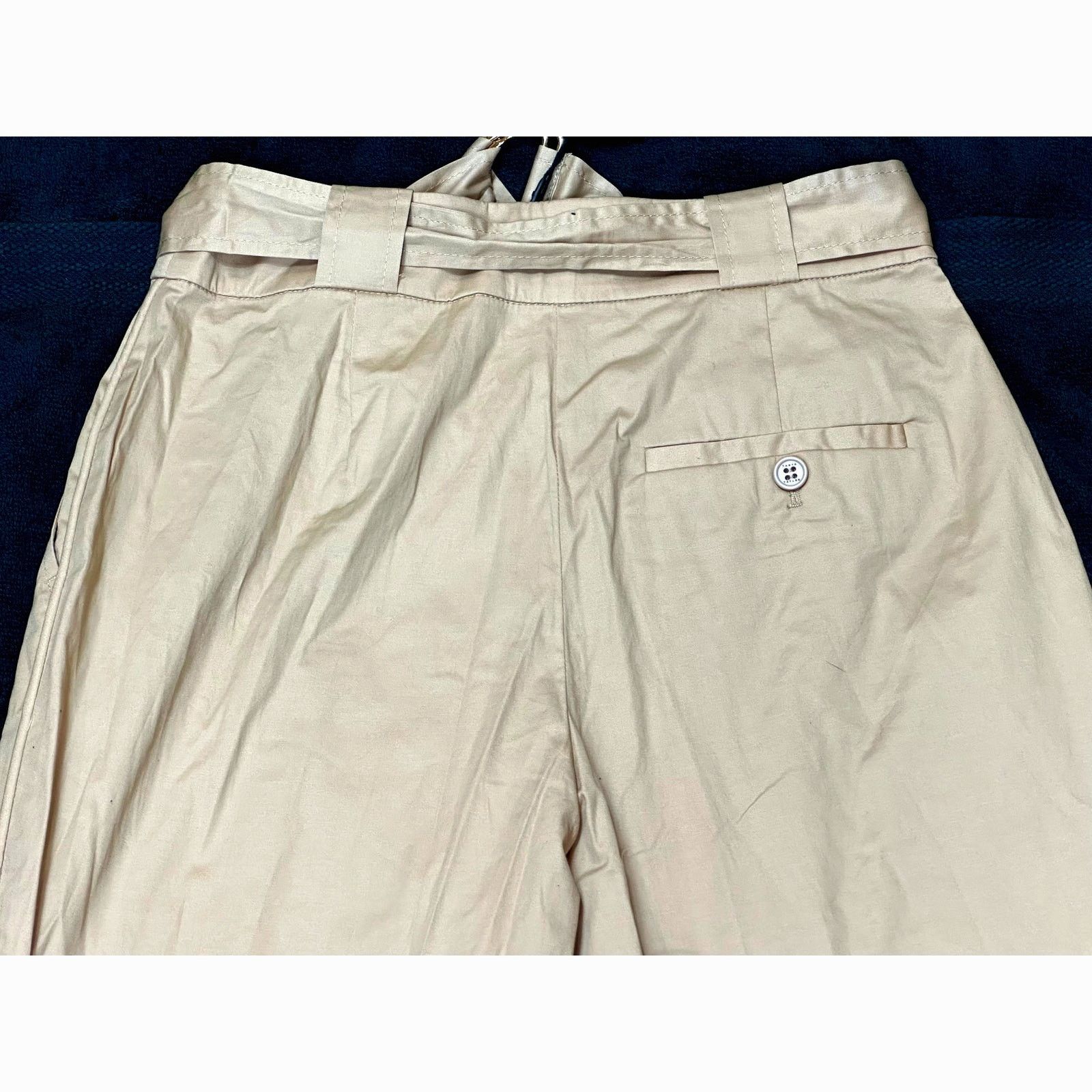 Tanya Taylor Tanya Taylor Tyler Pleated Belted Cuffed Pants Tan size 2 Size 26" / US 2 / IT 38 - 8 Thumbnail