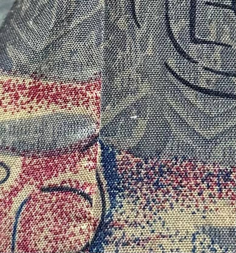 Vintage Thai Silk shirt buttons up Retro Pattern Print abstract Size US M / EU 48-50 / 2 - 3 Thumbnail