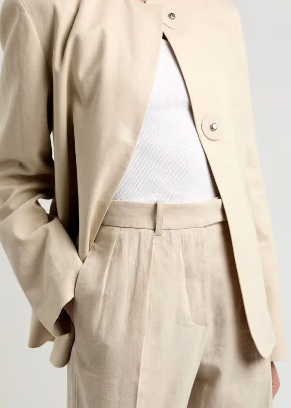 16Arlington o1mle1125 Alix Trousers in Neutrals Size 26" / US 2 / IT 38 - 4 Thumbnail