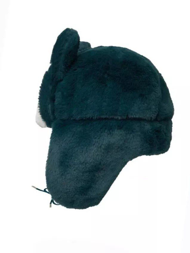 Japanese Brand Vintage Snorlax Blue Ushanka Autumn Winter Warm Hat Size ONE SIZE - 4 Thumbnail