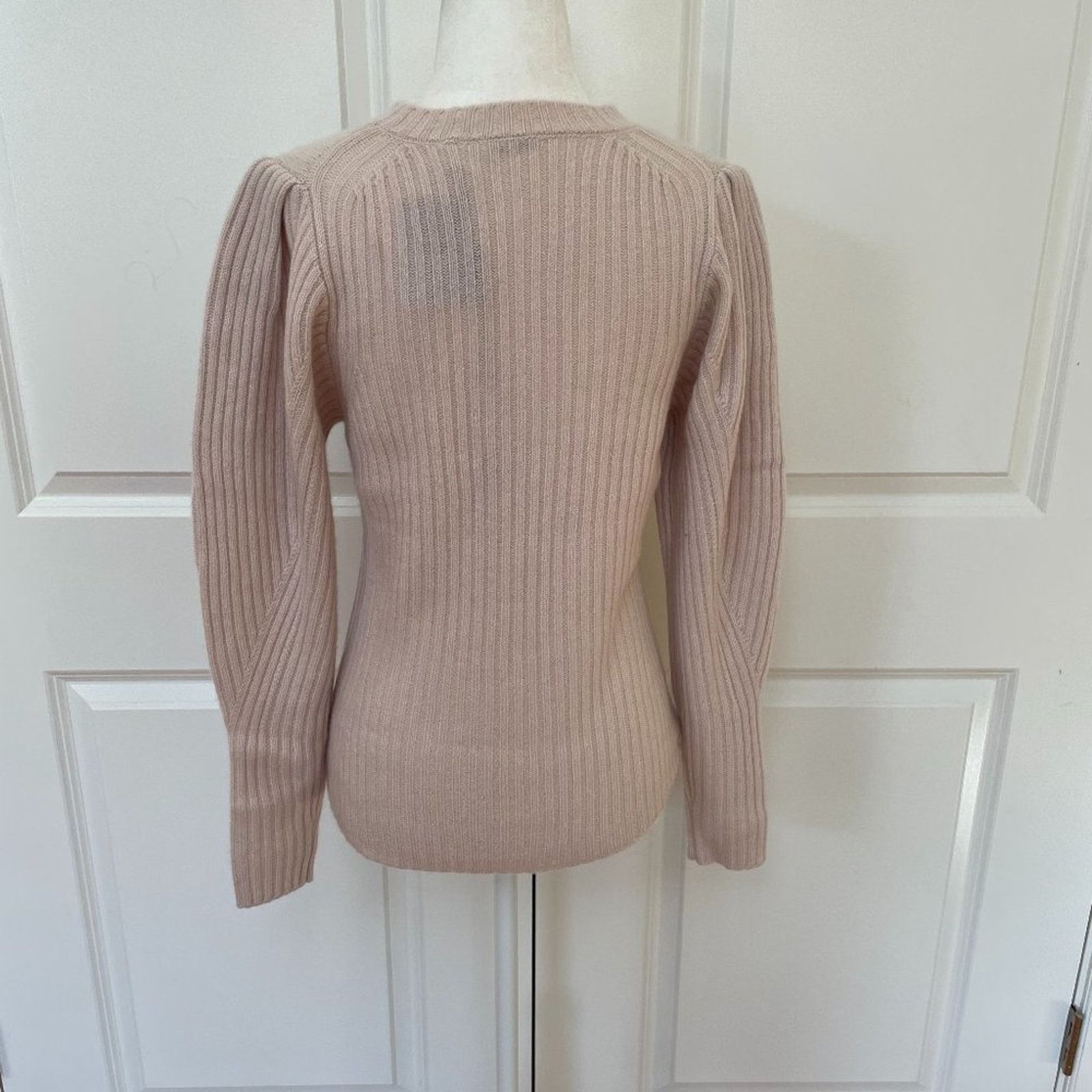 Elie Tahari Cashmere Puff Shoulder Sweater from ElieTahari Size M / US 6-8 / IT 42-44 - 3 Thumbnail