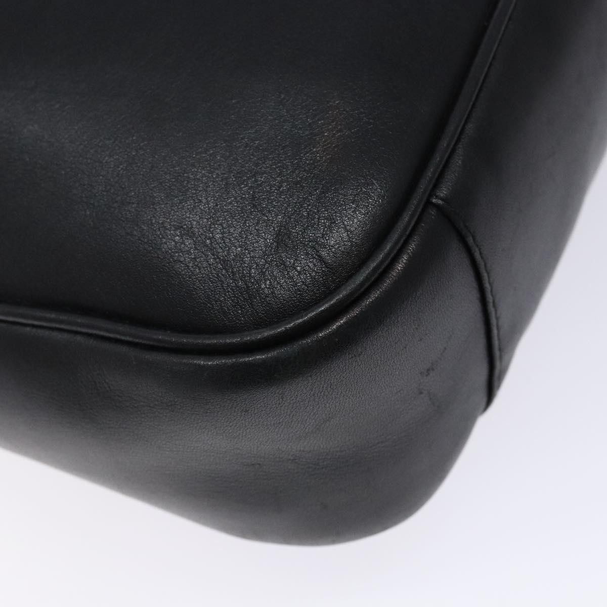 Gucci GUCCI Bamboo Hand Bag Leather Black Gold 001 1998 001 1998 Size ONE SIZE - 13 Thumbnail
