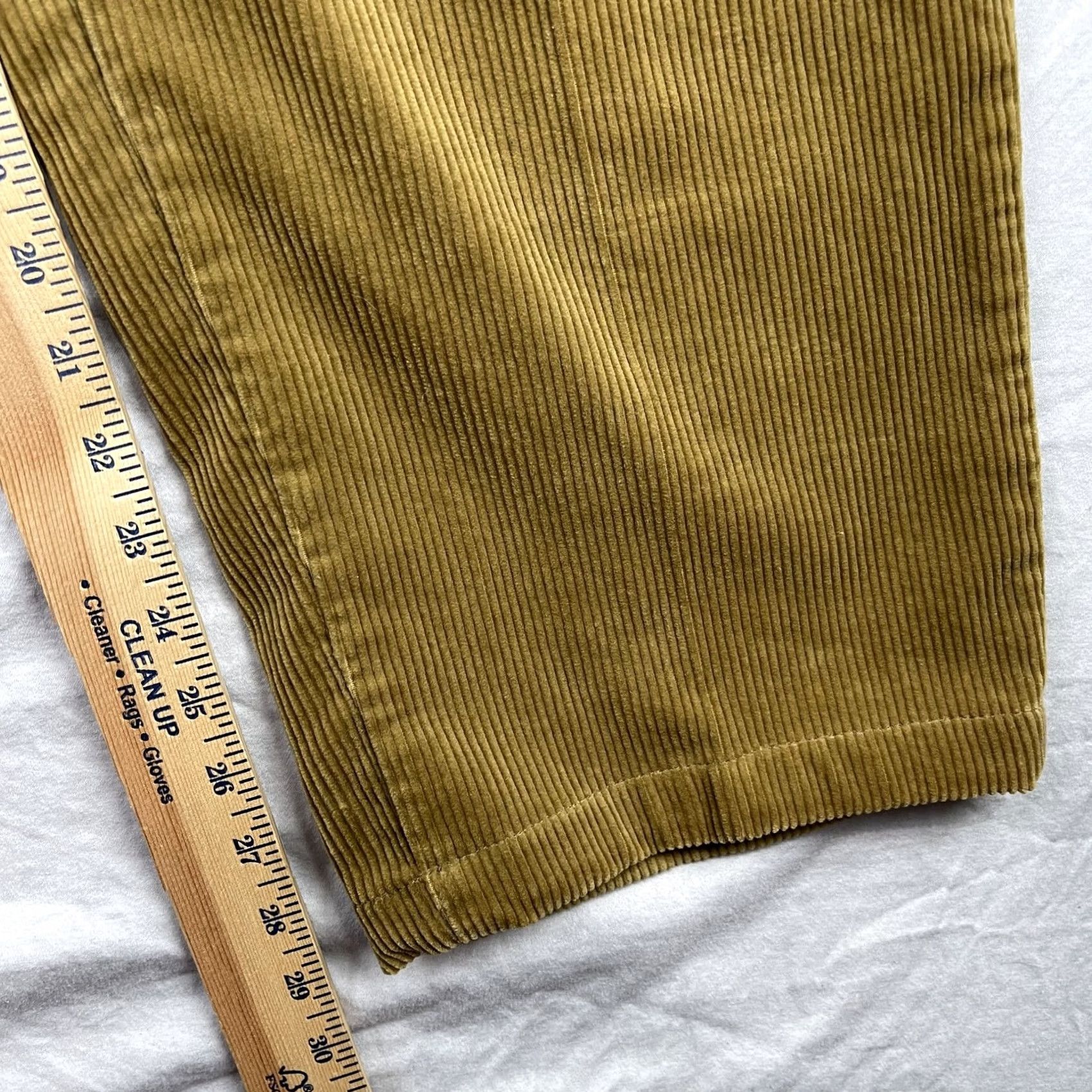 Polo Ralph Lauren VINTAGE Polo Ralph Lauren Pants Mens 36x32 Tan Corduroy Pleated Made USA 90s Size US M / EU 48-50 / 2 - 3 Thumbnail