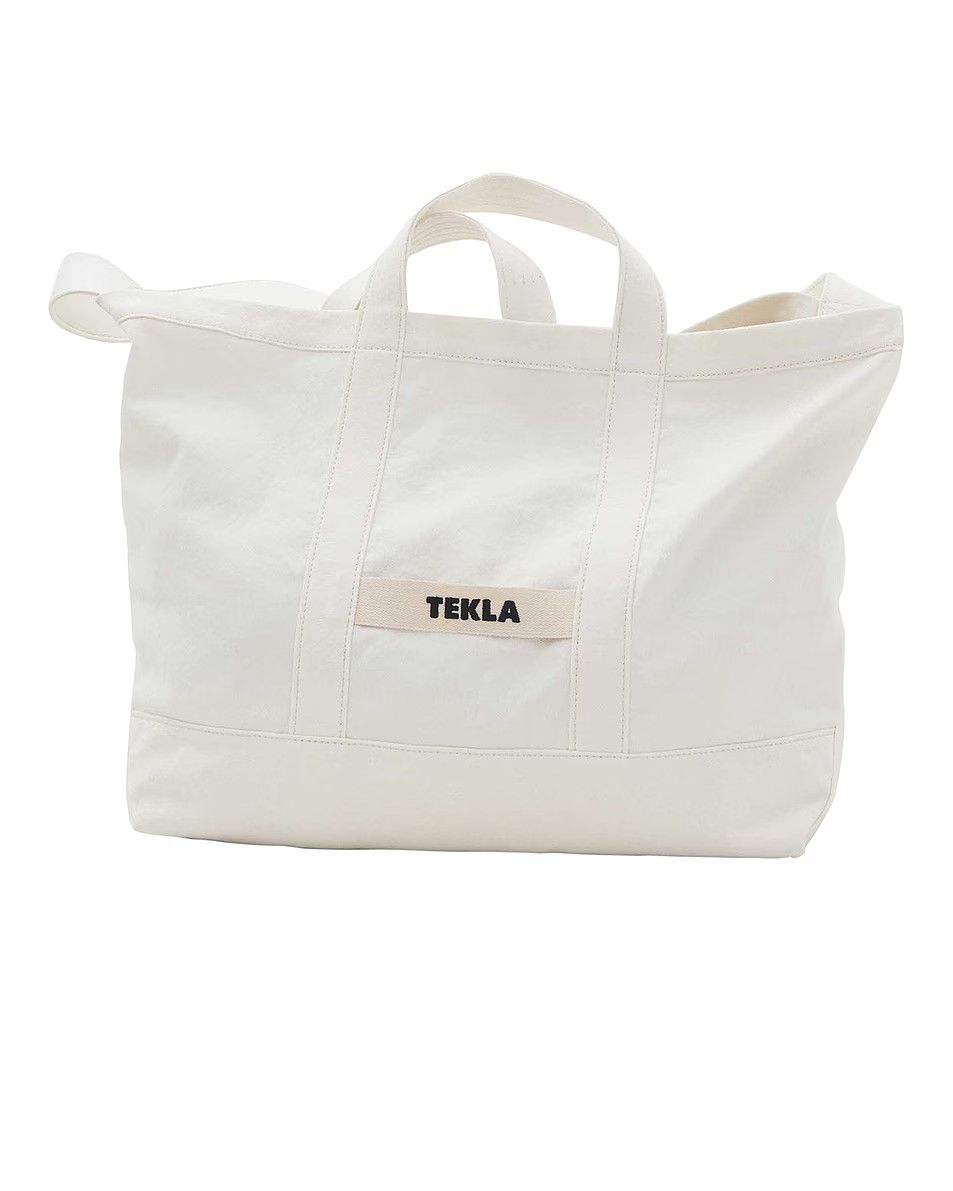 Tekla o1mle0525 Size: OS / Unisex Beach Bag in White Size ONE SIZE - 1 Thumbnail