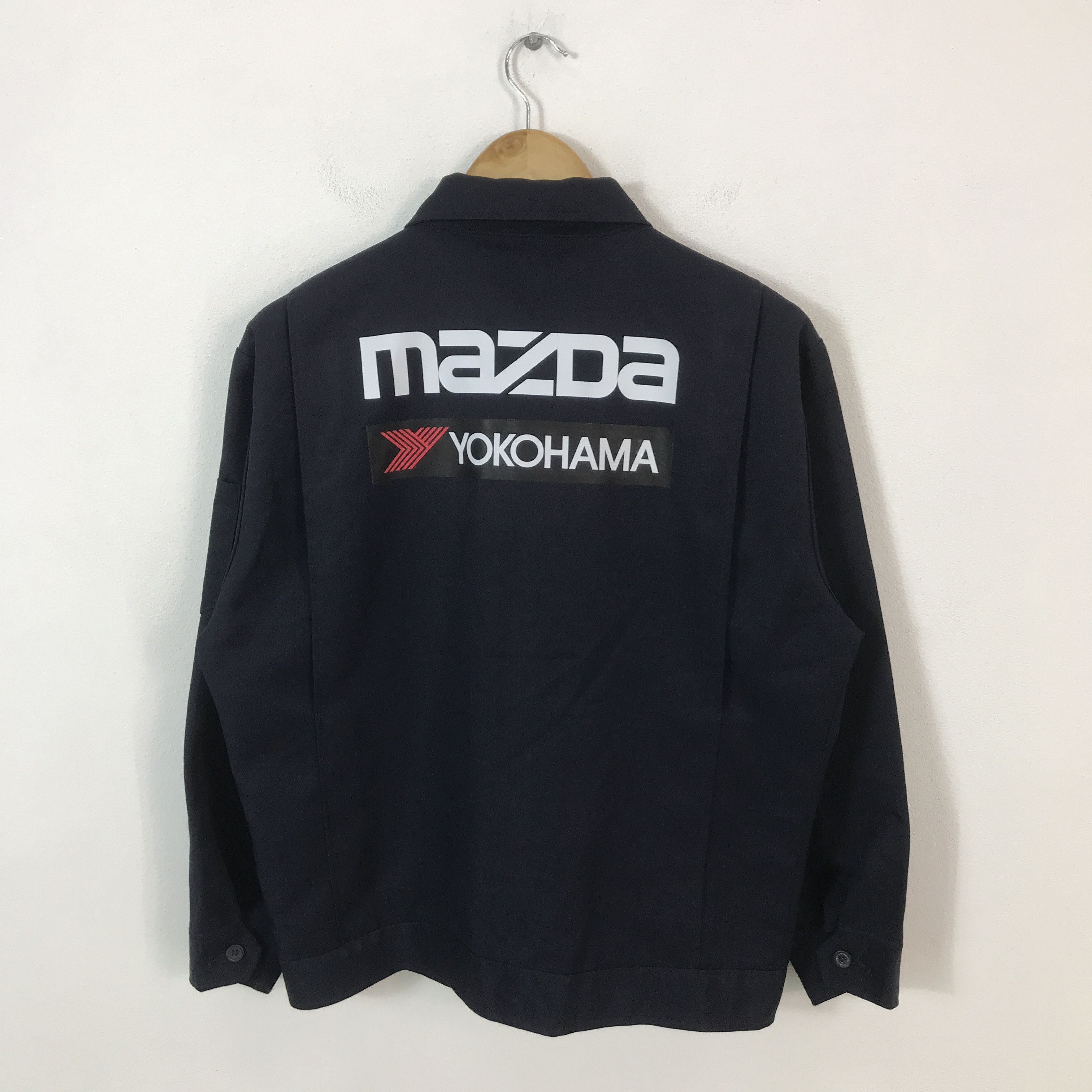 Japanese Brand Vtg Mazda x Yokohama racing Japan jacket Size US L / EU 52-54 / 3 - 1 Thumbnail