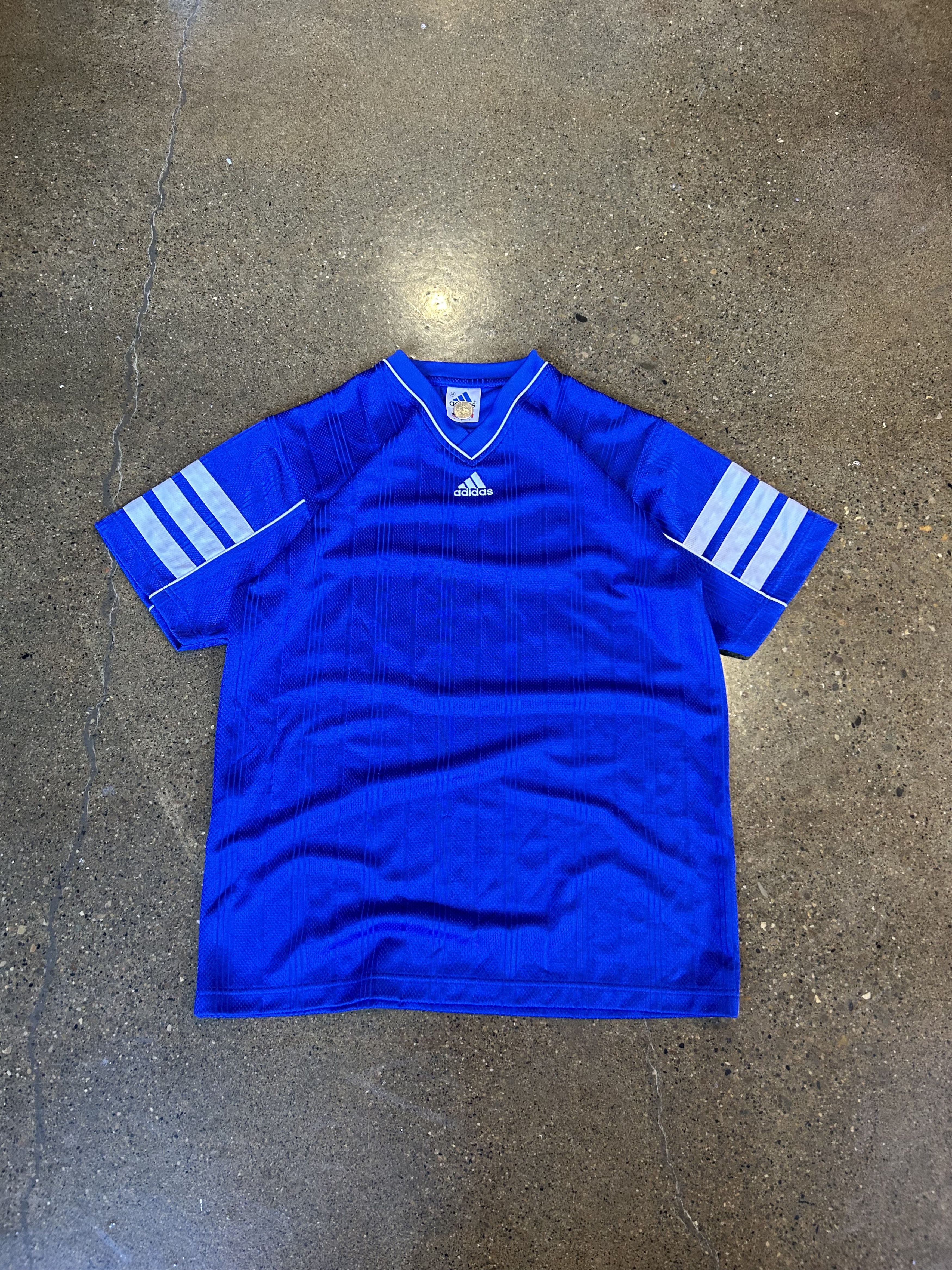 Adidas × Vintage Vintage 90s Adidas Soccer Jersey M Size US M / EU 48-50 / 2 - 1 Thumbnail