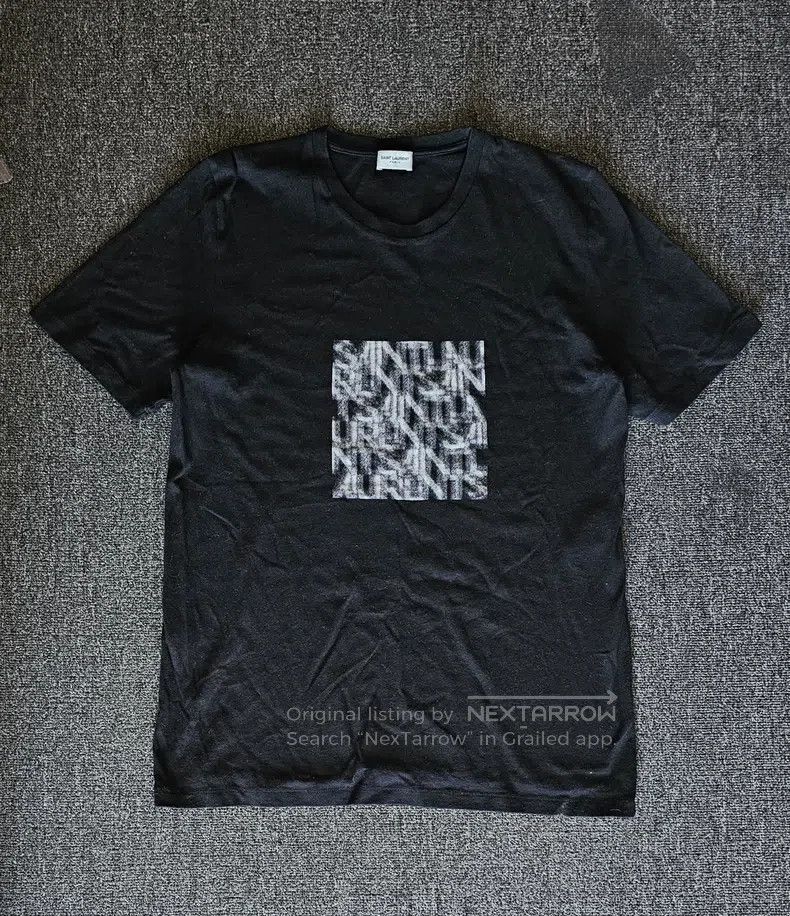 Saint Laurent Paris Saint Laurent Paris Short Sleeve Faded Logo i Size US M / EU 48-50 / 2 - 1 Thumbnail