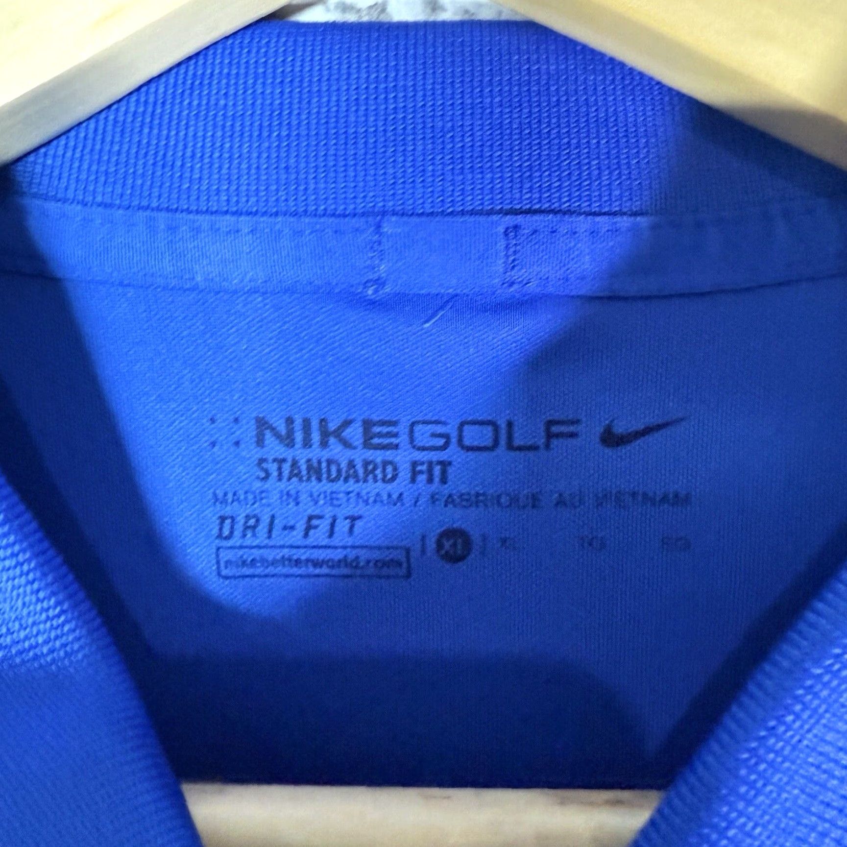 Nike VINTAGE Nike Golf Dri-Fit Mickey Mouse Polo Shirt Adult XL Blue Athletic Mens Size US XL / EU 56 / 4 - 4 Thumbnail
