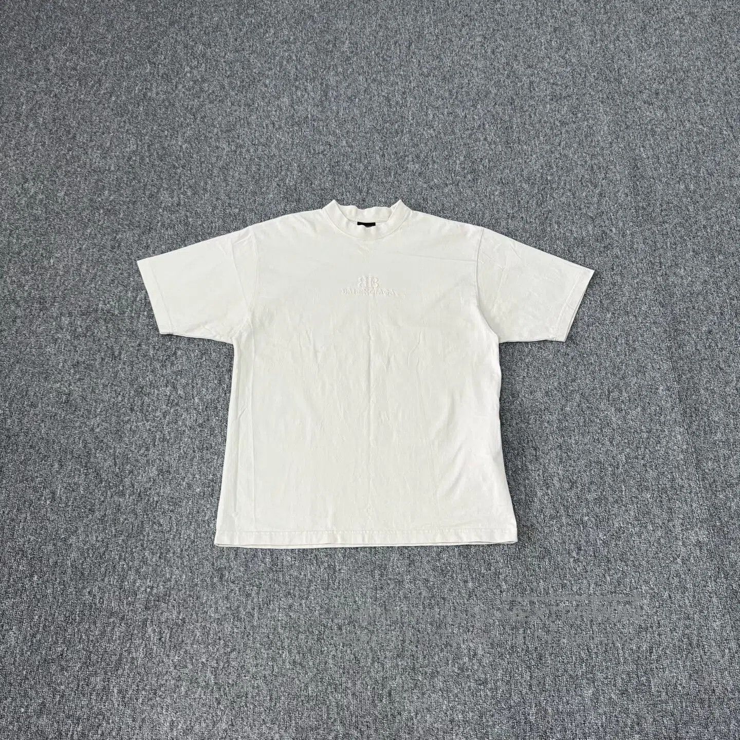 Balenciaga Balenciaga Double "B" letter embroidered logo on short-sle Size US XS / EU 42 / 0 - 1 Thumbnail