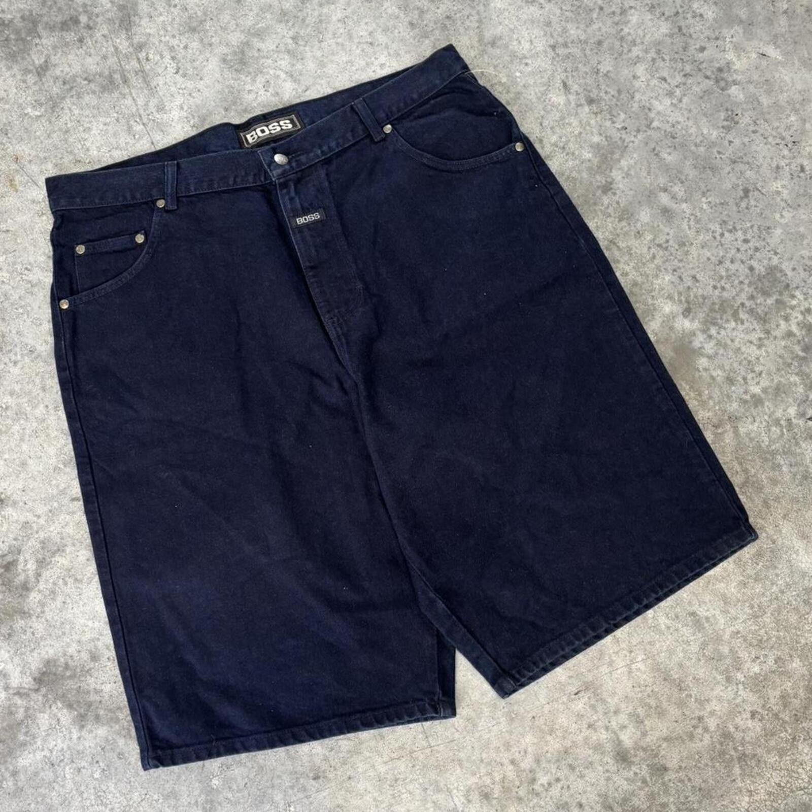 Hugo Boss Boss Y2K Baggy Wide Leg Vintage Style Jorts Size US 40 / EU 56 - 6 Thumbnail