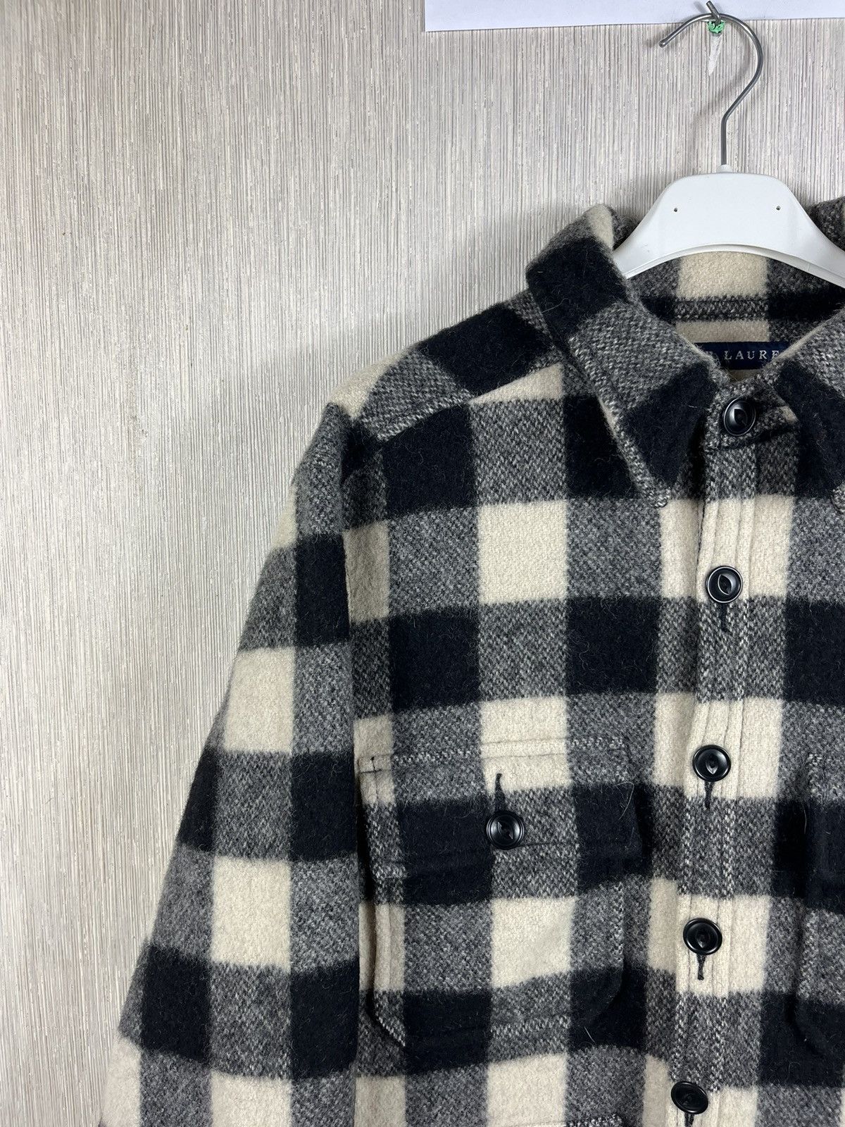Flannel × Ralph Lauren × Vintage Vintage Ralph Lauren cropped wool plaid flannel jacket shirt Size US M / EU 48-50 / 2 - 5 Thumbnail