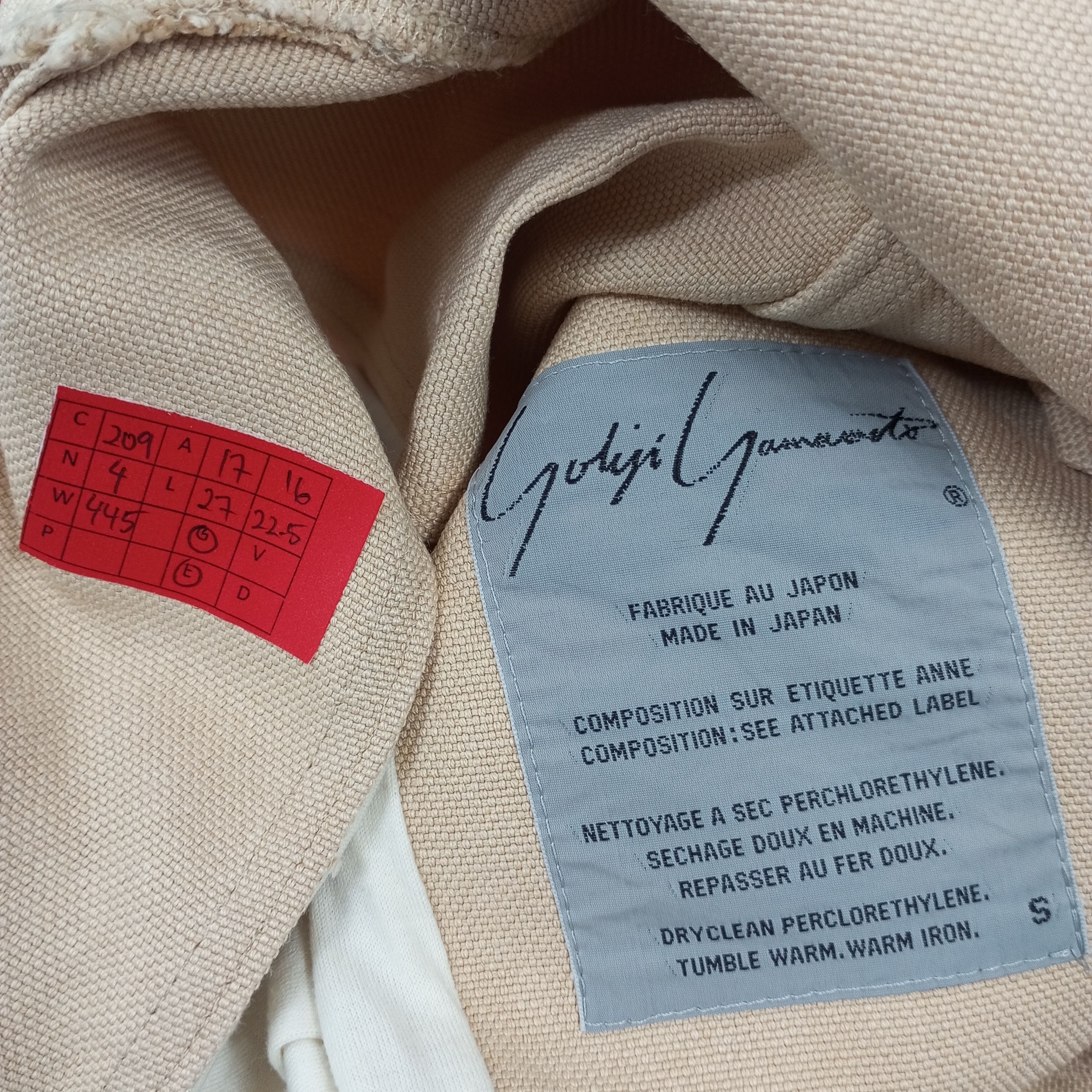 Yohji Yamamoto Yohji Yamamoto Japanese Fashion Designer Nice Design Blazer Size 36R - 10 Thumbnail