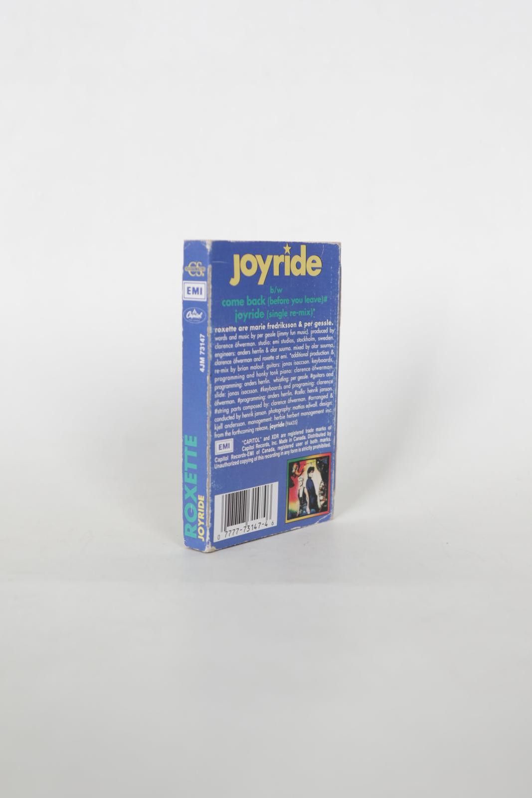Other 91' Capitol Records Roxette Joyride Cassette Size ONE SIZE - 2 Thumbnail