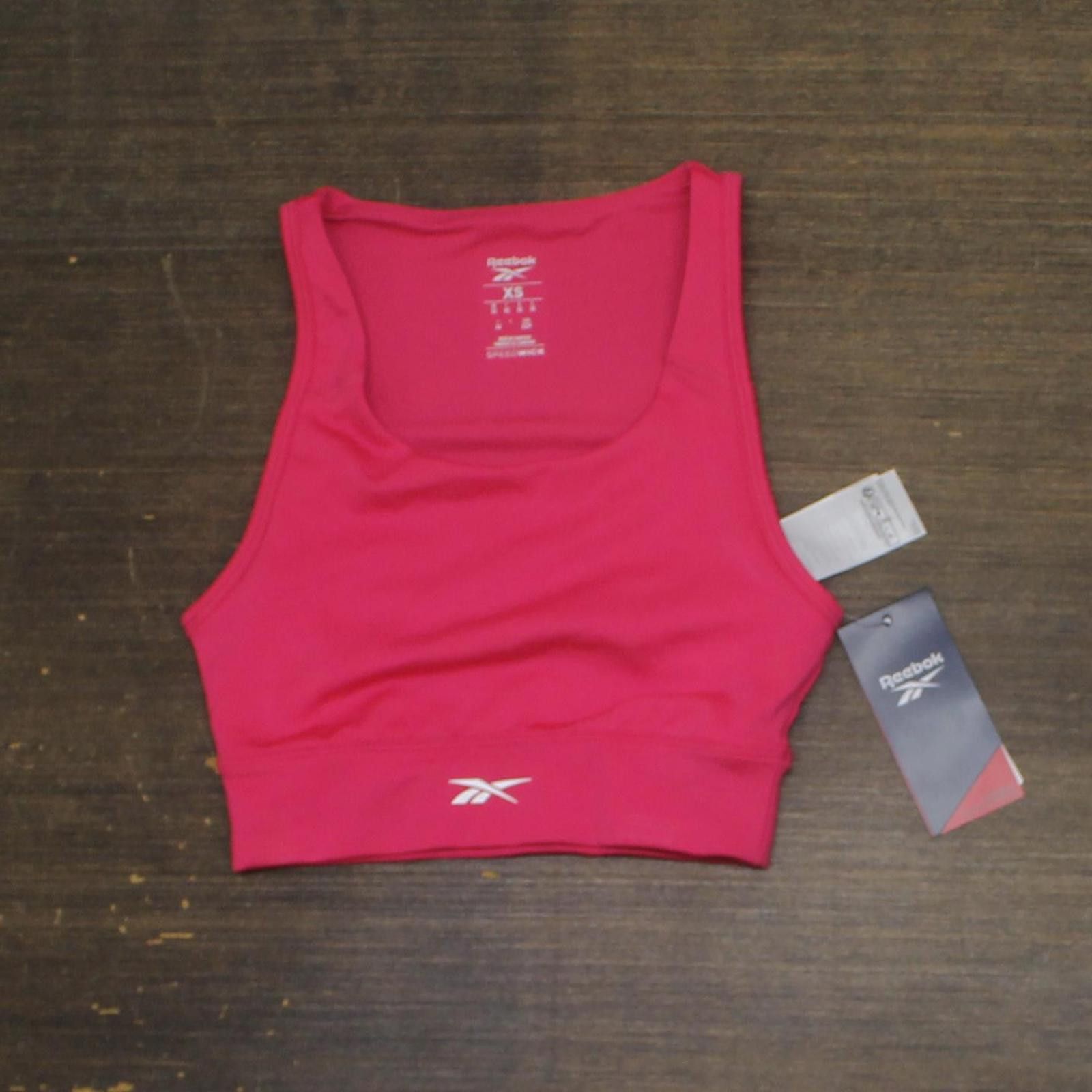 Reebok Reebok Id Train High Support Bra 100205239 Bold Pink Xs Size ONE SIZE - 1 Thumbnail