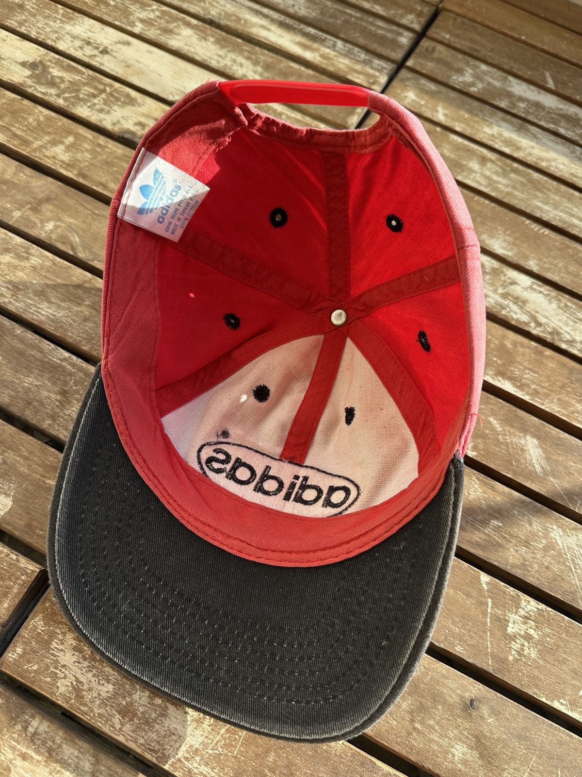 Adidas Vintage Adidas Trefoil Strapback Cap Size ONE SIZE - 5 Thumbnail