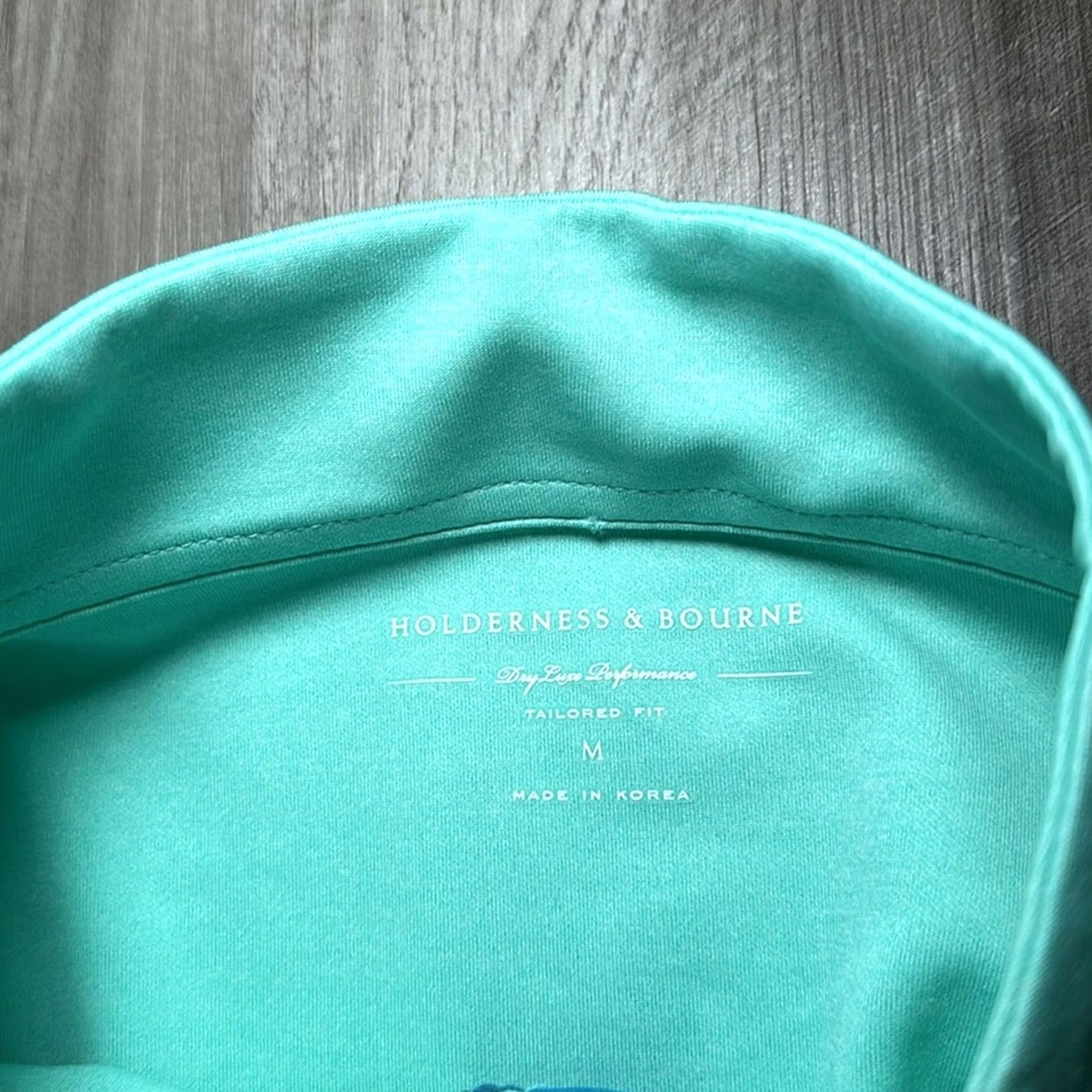 Vintage Holderness & Bourne Dry Luxe Performance Tailored Fit Quarter Zip Pullover M Mens Green Sweatshirt Regular Long Description: N/A Size US M / EU 48-50 / 2 - 7 Thumbnail