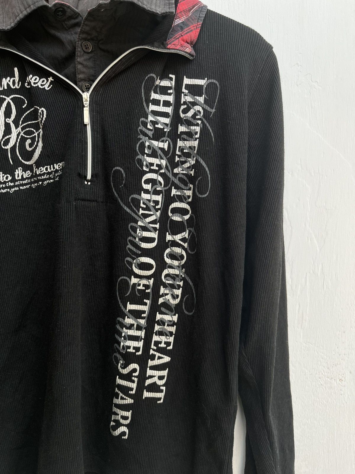 14th Addiction Mind Games Double Layers Poem Gohtic Longslevee Grungue Vkei Size US M / EU 48-50 / 2 - 5 Thumbnail